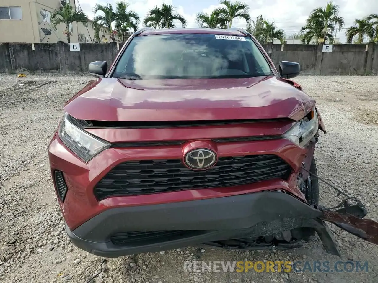 5 Фотография поврежденного автомобиля 2T3H1RFV1LC054531 TOYOTA RAV4 2020