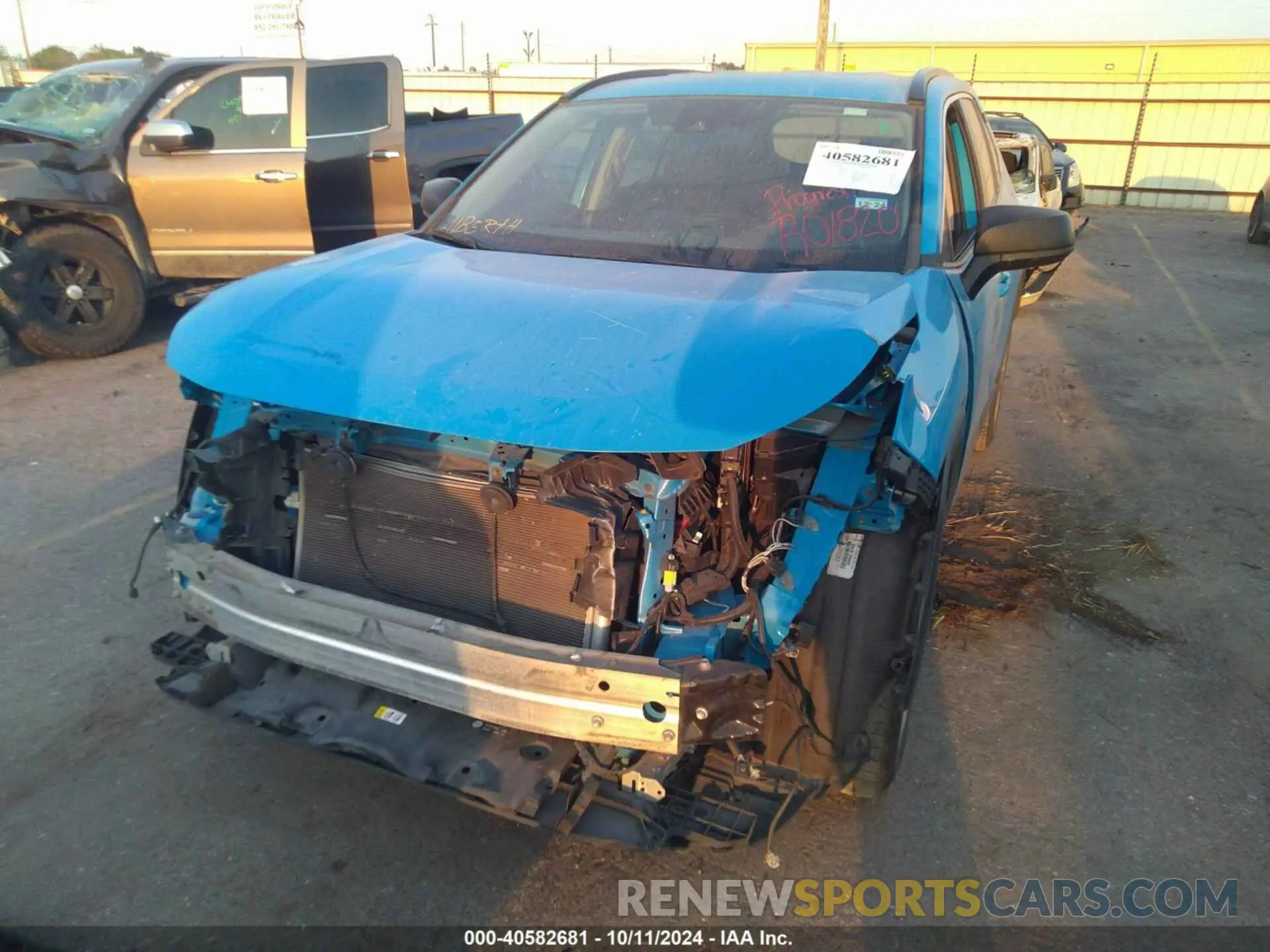 6 Фотография поврежденного автомобиля 2T3H1RFV1LW077449 TOYOTA RAV4 2020