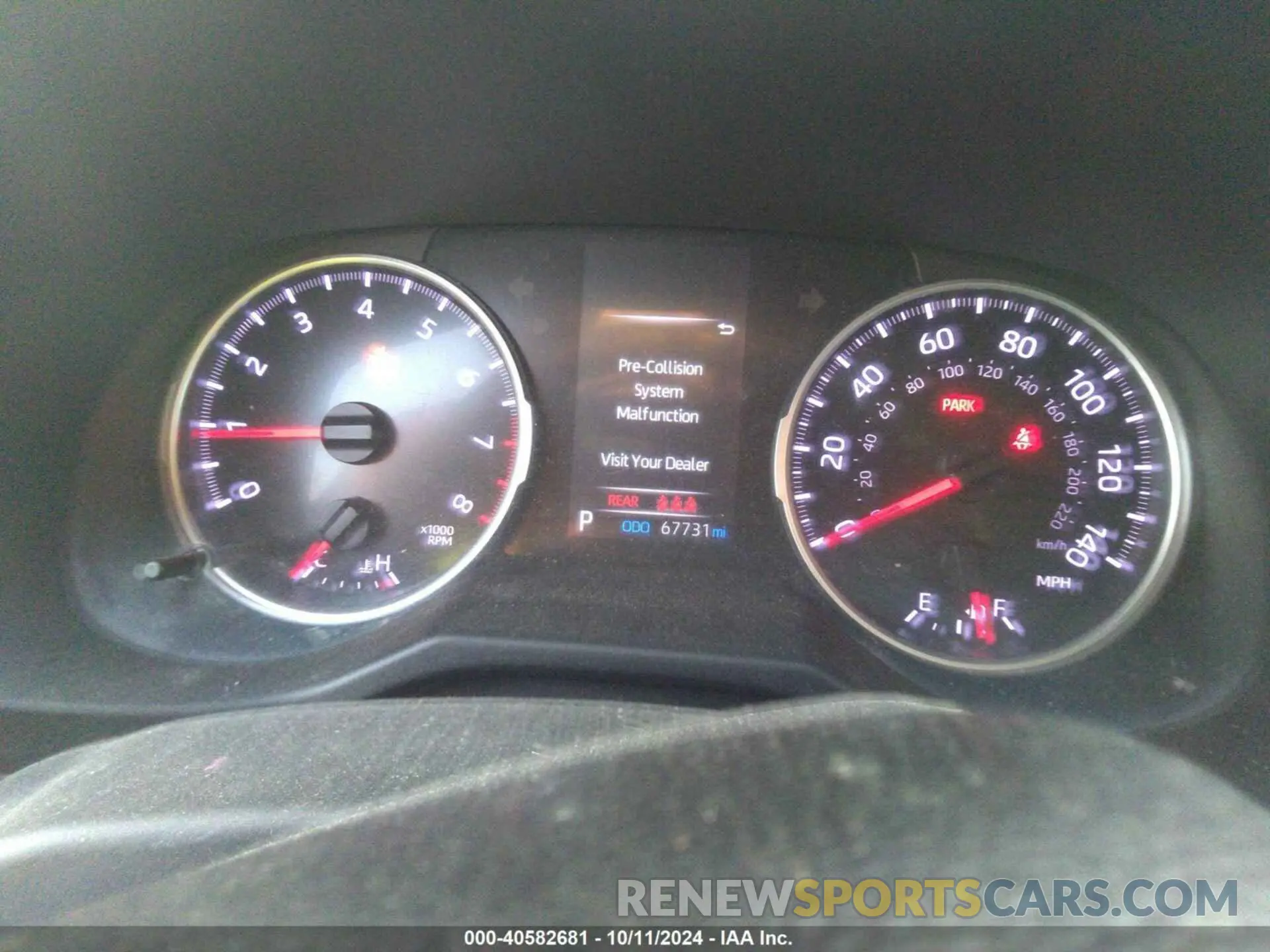 7 Фотография поврежденного автомобиля 2T3H1RFV1LW077449 TOYOTA RAV4 2020