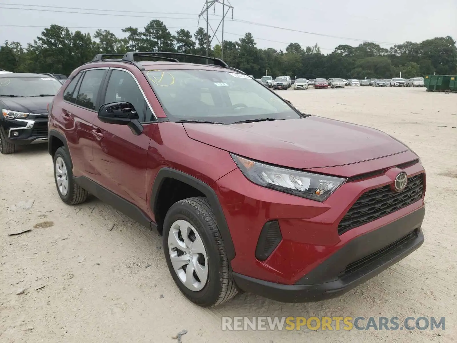 1 Photograph of a damaged car 2T3H1RFV1LW093537 TOYOTA RAV4 2020