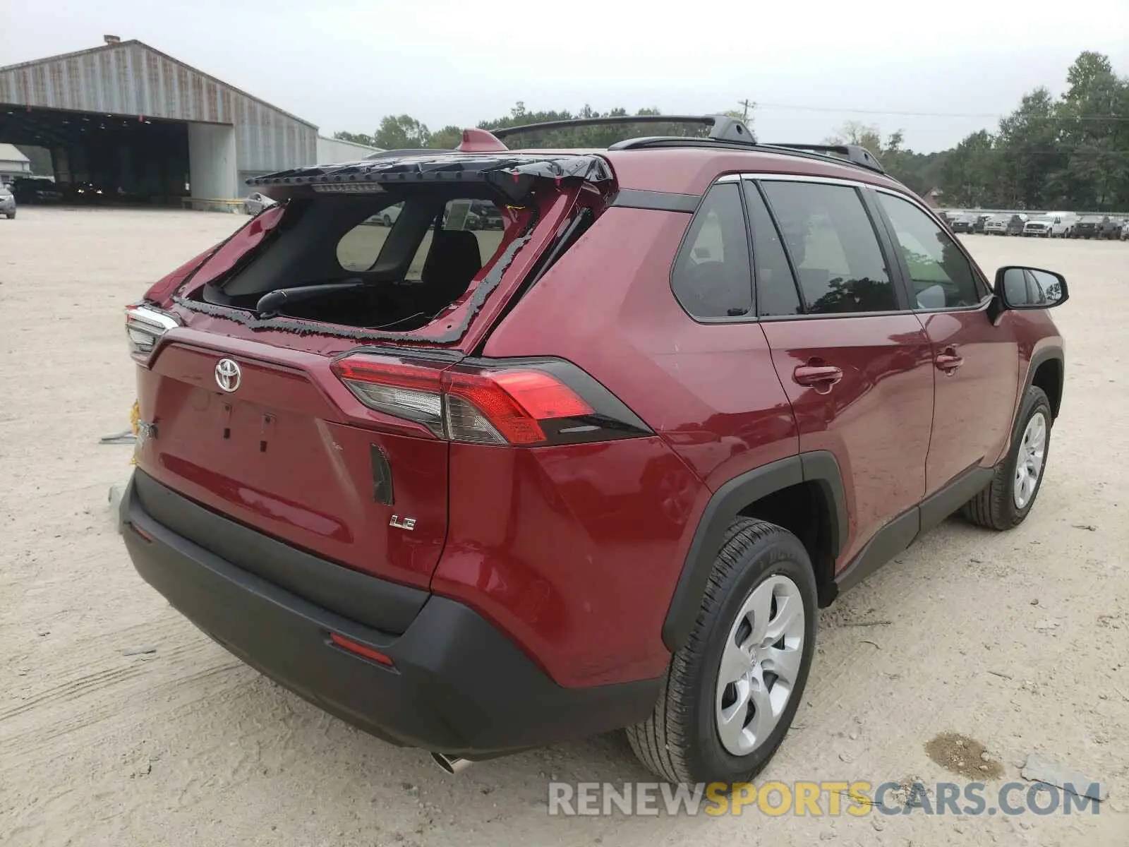 4 Photograph of a damaged car 2T3H1RFV1LW093537 TOYOTA RAV4 2020