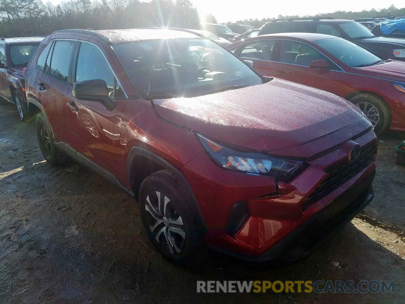 1 Photograph of a damaged car 2T3H1RFV2LC035857 TOYOTA RAV4 2020