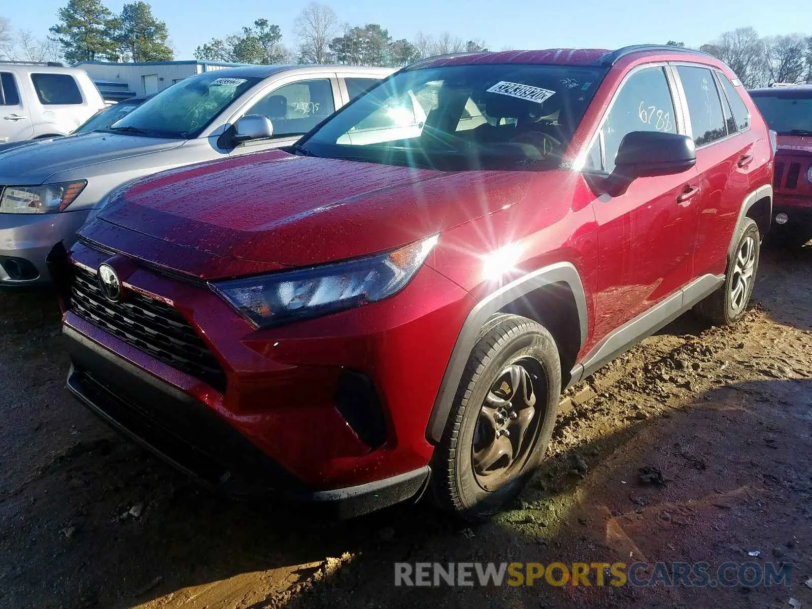2 Photograph of a damaged car 2T3H1RFV2LC035857 TOYOTA RAV4 2020