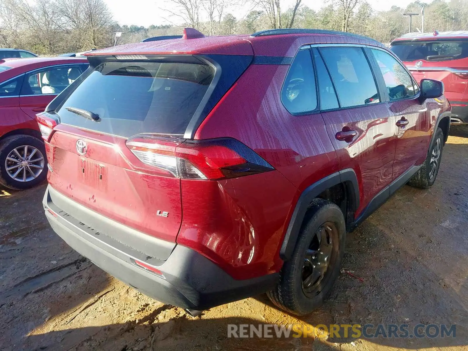 4 Photograph of a damaged car 2T3H1RFV2LC035857 TOYOTA RAV4 2020