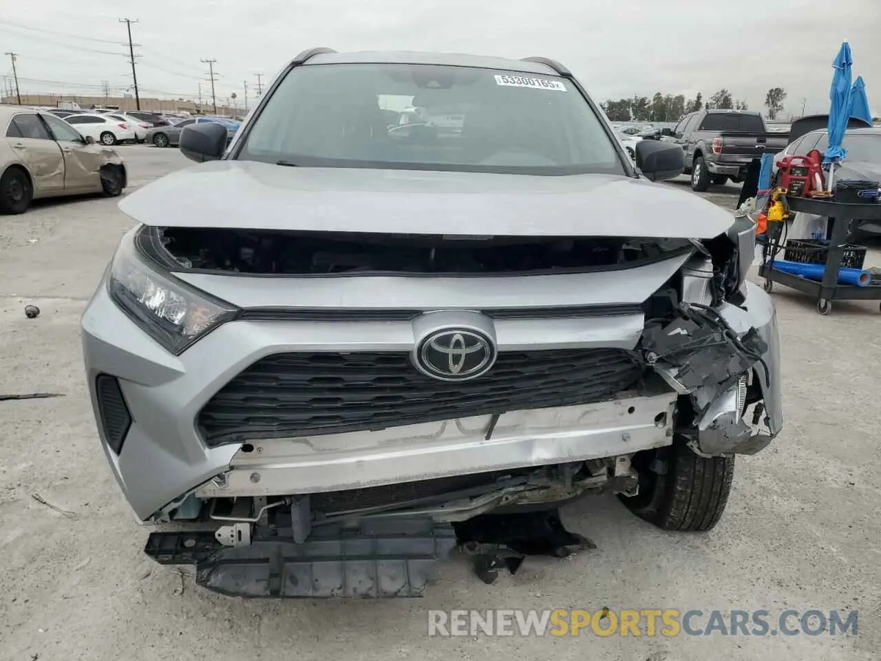 5 Photograph of a damaged car 2T3H1RFV2LC048334 TOYOTA RAV4 2020
