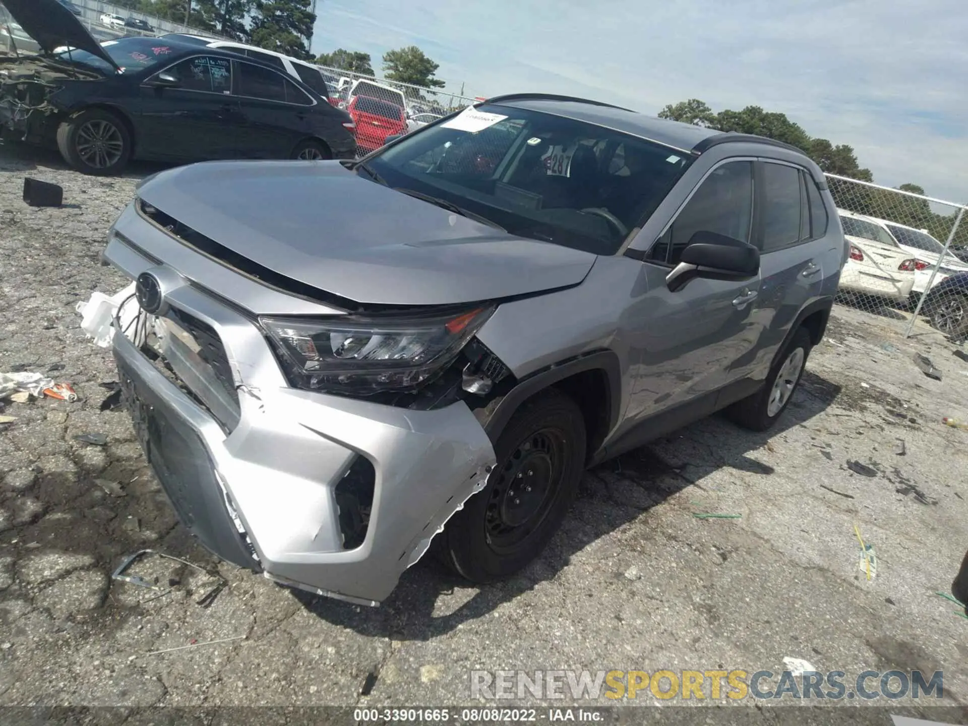 2 Photograph of a damaged car 2T3H1RFV2LC064887 TOYOTA RAV4 2020