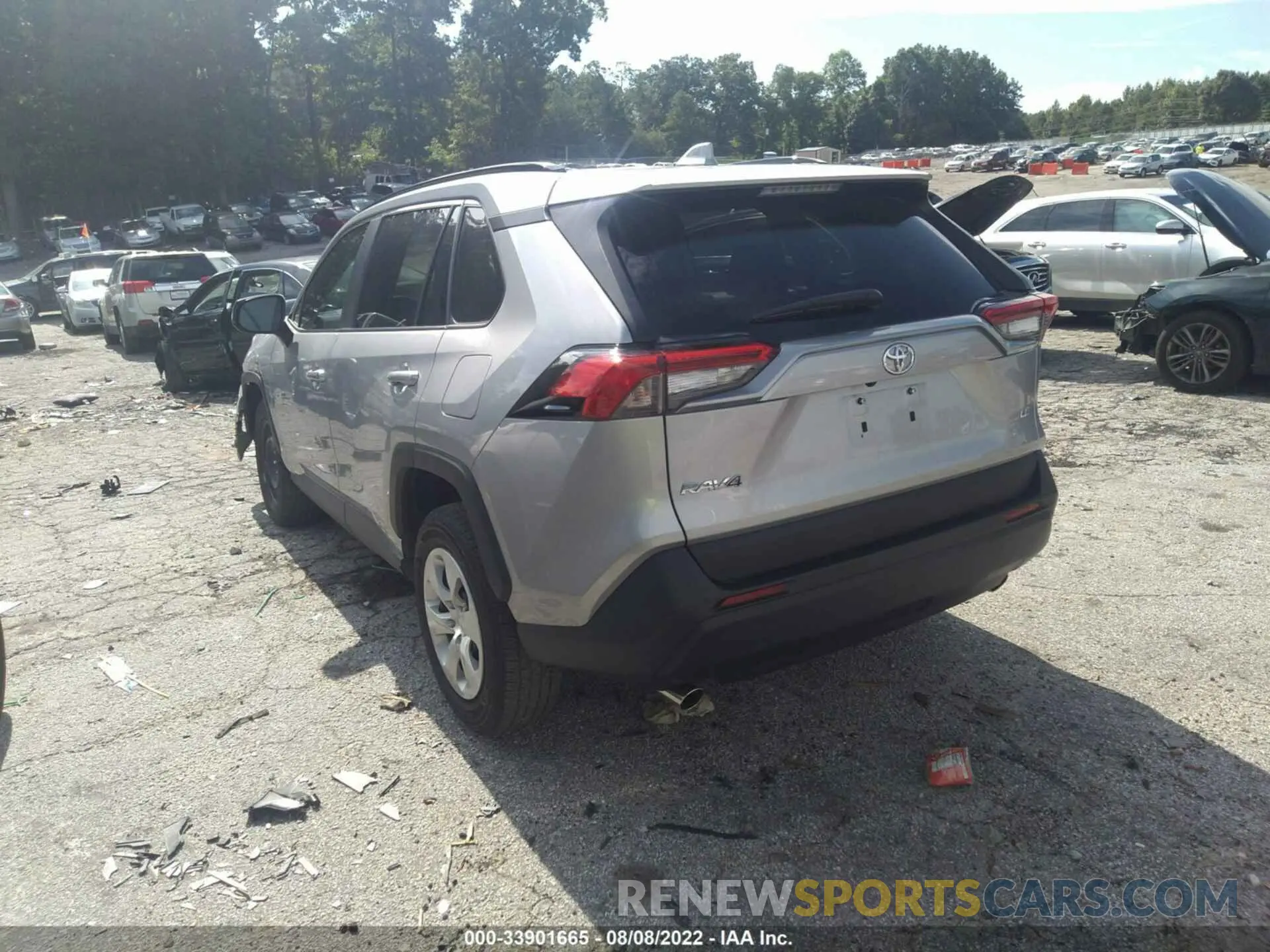 3 Photograph of a damaged car 2T3H1RFV2LC064887 TOYOTA RAV4 2020