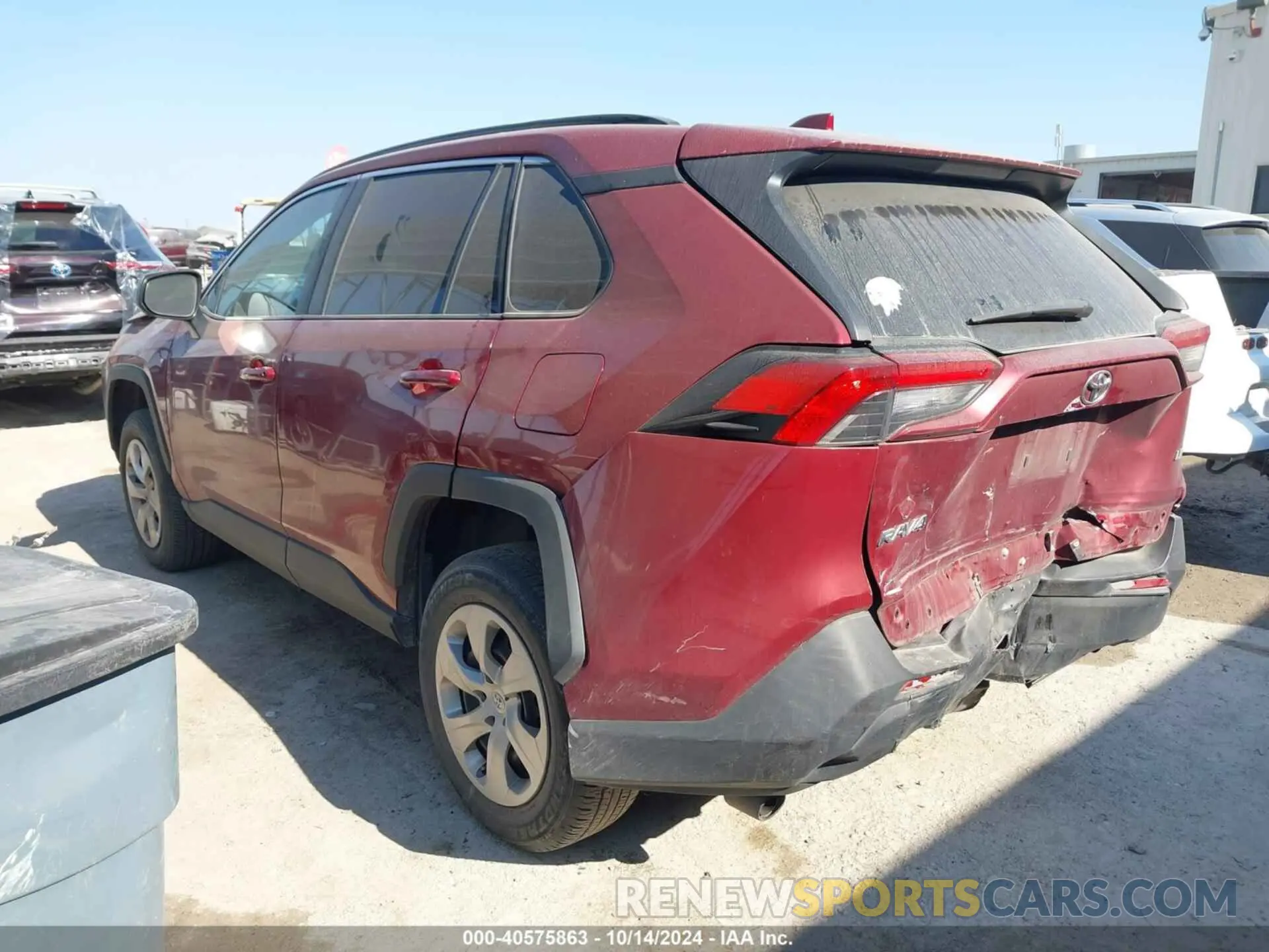 3 Photograph of a damaged car 2T3H1RFV2LW097726 TOYOTA RAV4 2020