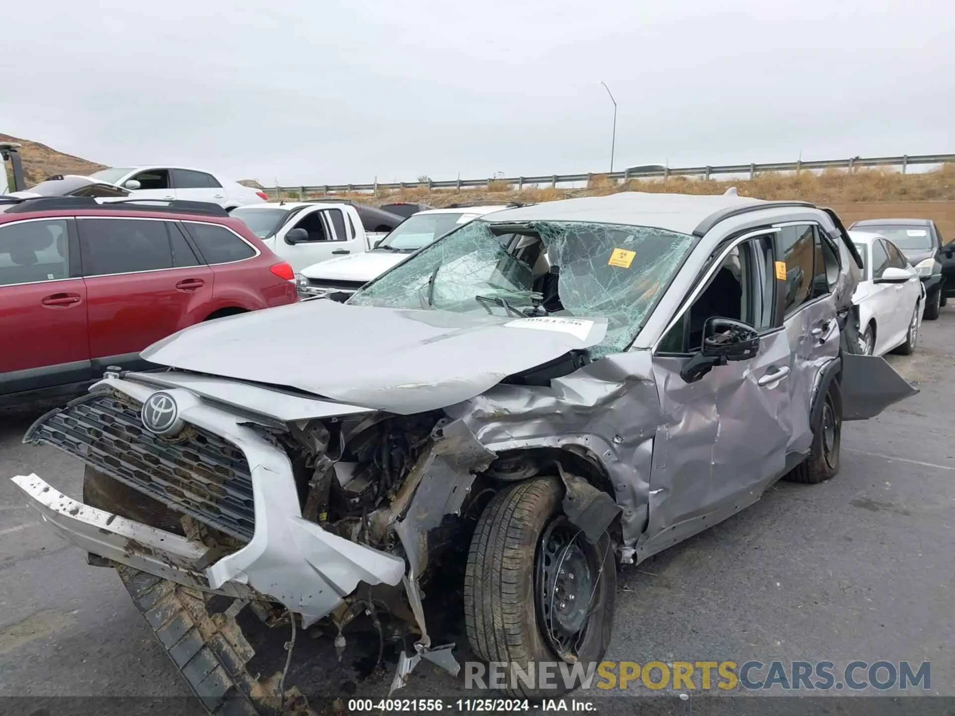 6 Photograph of a damaged car 2T3H1RFV2LW103136 TOYOTA RAV4 2020
