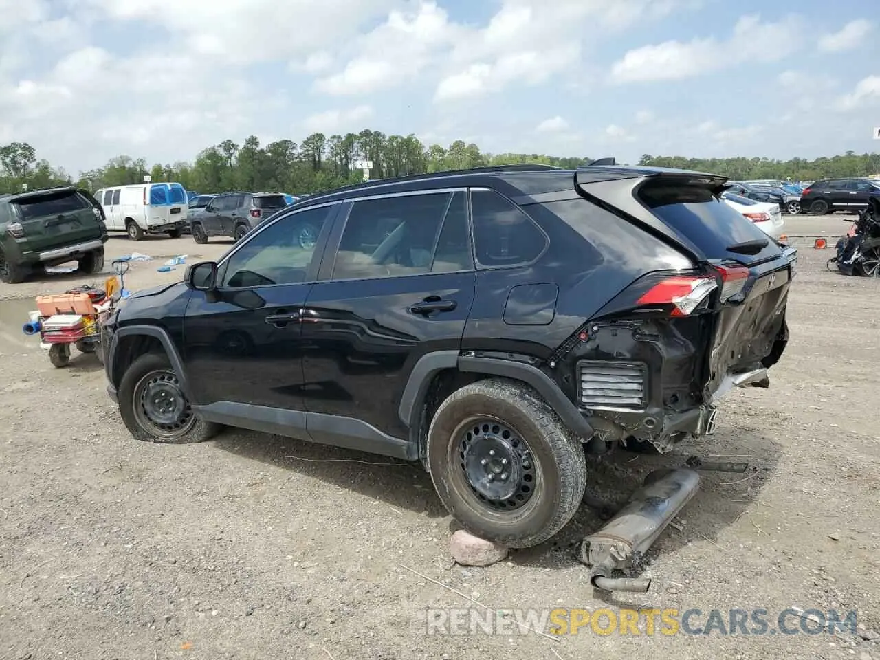 2 Photograph of a damaged car 2T3H1RFV3LC067751 TOYOTA RAV4 2020