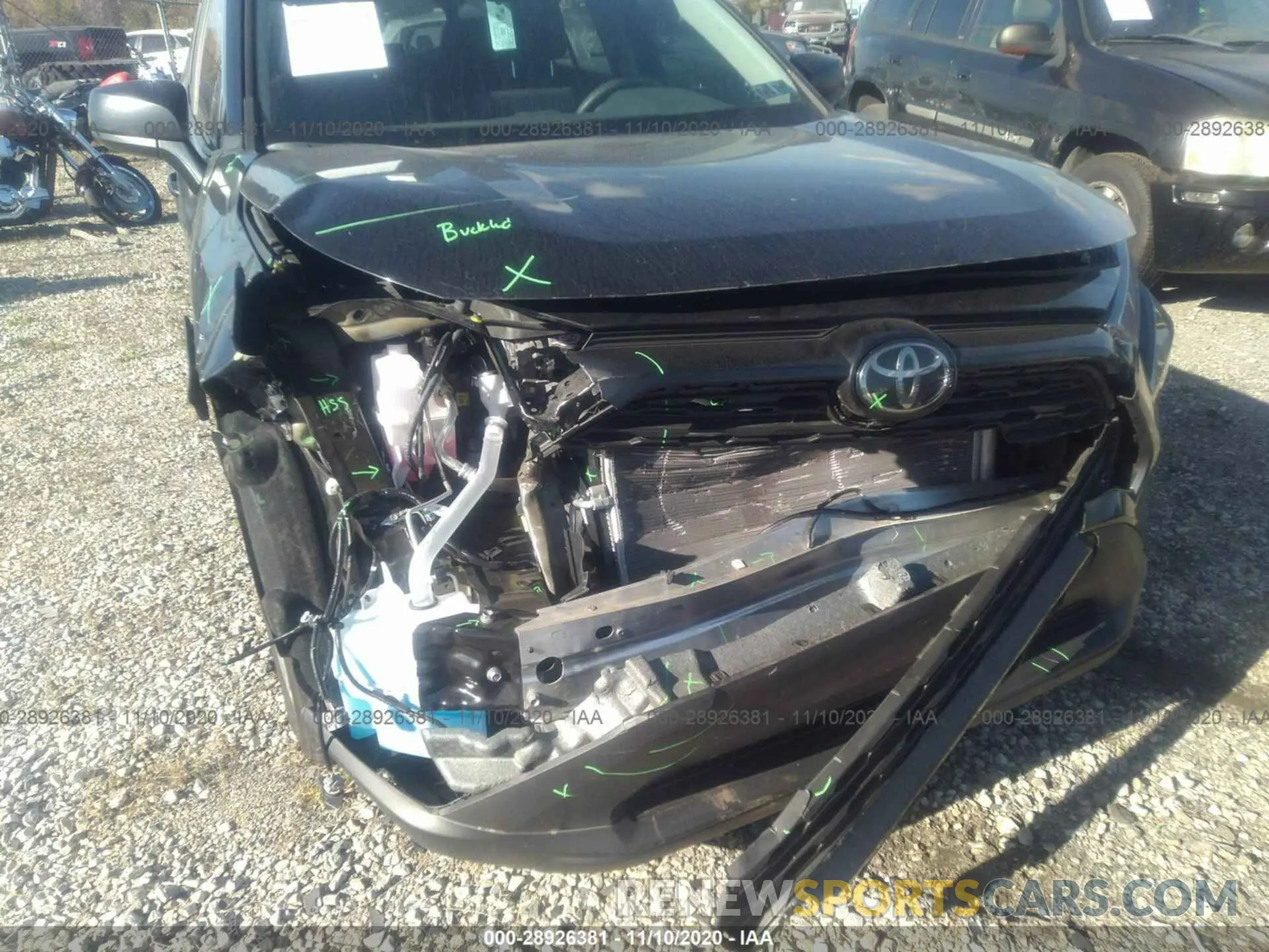 6 Фотография поврежденного автомобиля 2T3H1RFV3LW060376 TOYOTA RAV4 2020