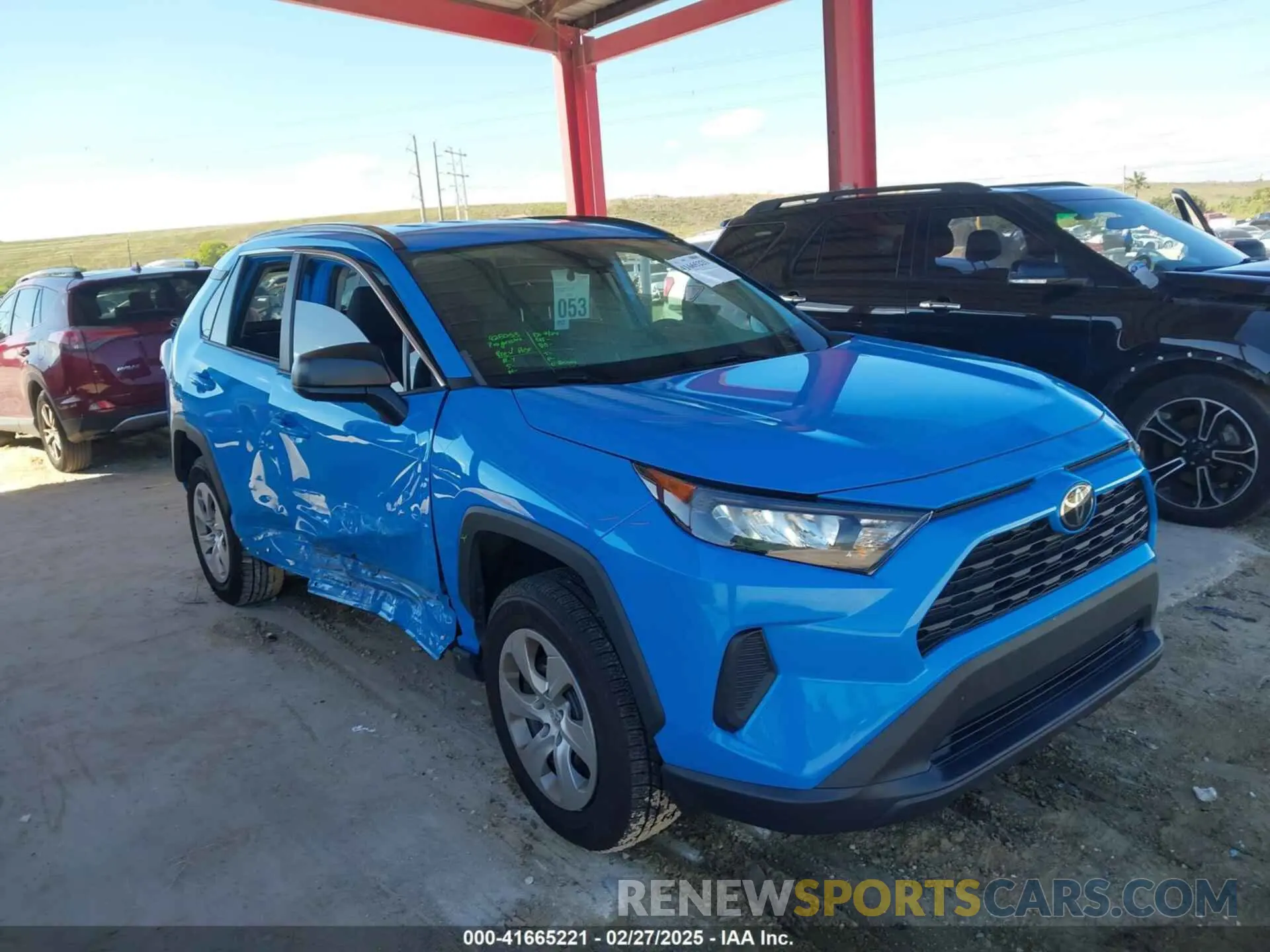 1 Фотография поврежденного автомобиля 2T3H1RFV4LC050232 TOYOTA RAV4 2020