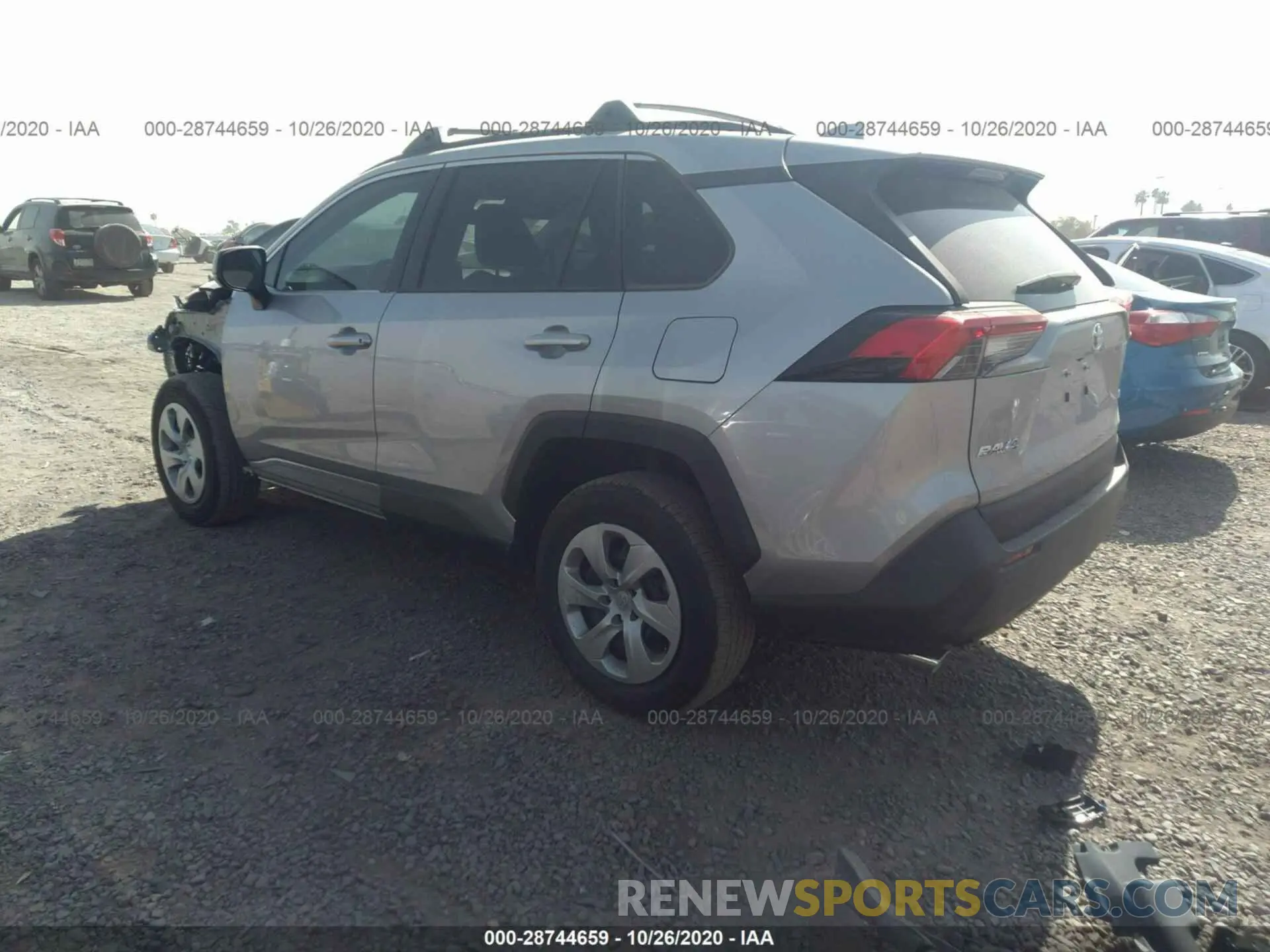 3 Photograph of a damaged car 2T3H1RFV4LC072246 TOYOTA RAV4 2020