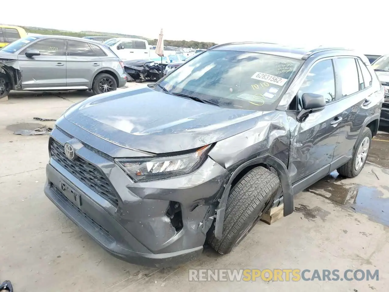 2 Photograph of a damaged car 2T3H1RFV4LC084087 TOYOTA RAV4 2020