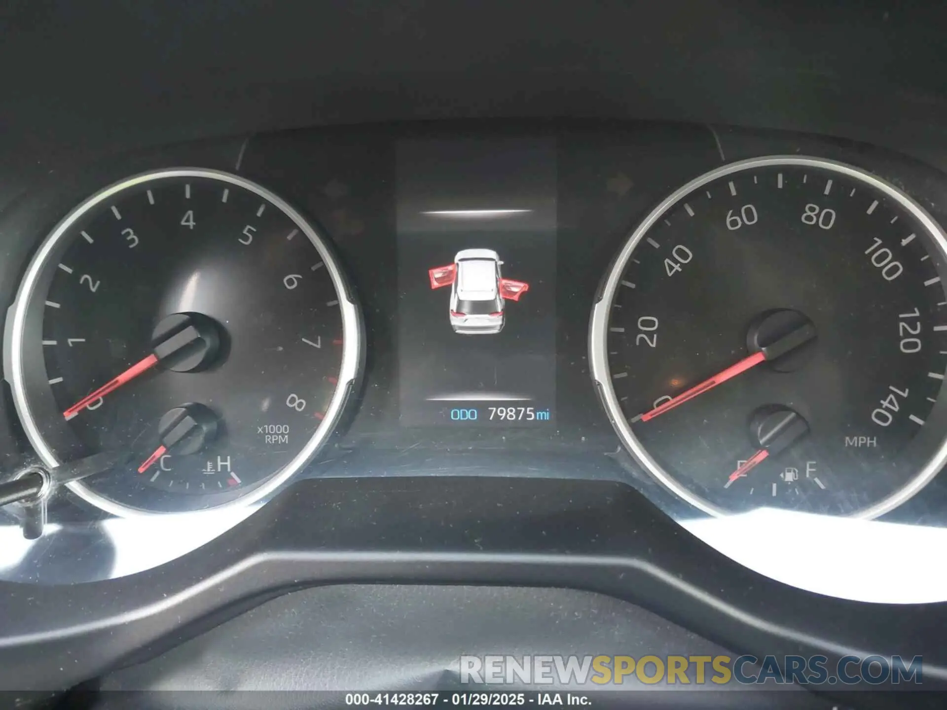 7 Фотография поврежденного автомобиля 2T3H1RFV5LC047341 TOYOTA RAV4 2020