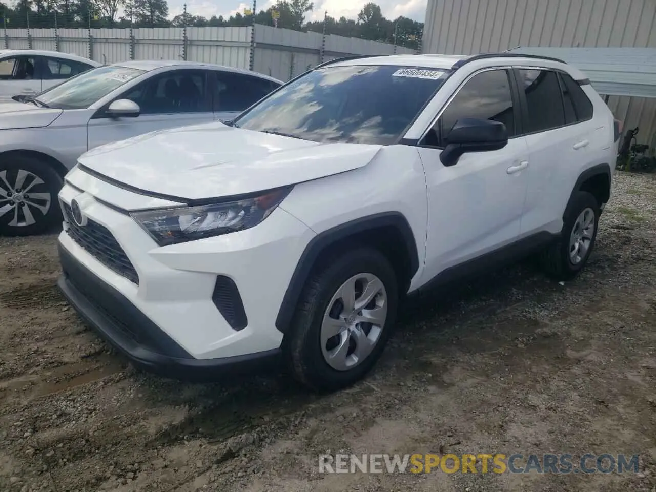 1 Photograph of a damaged car 2T3H1RFV5LC068612 TOYOTA RAV4 2020