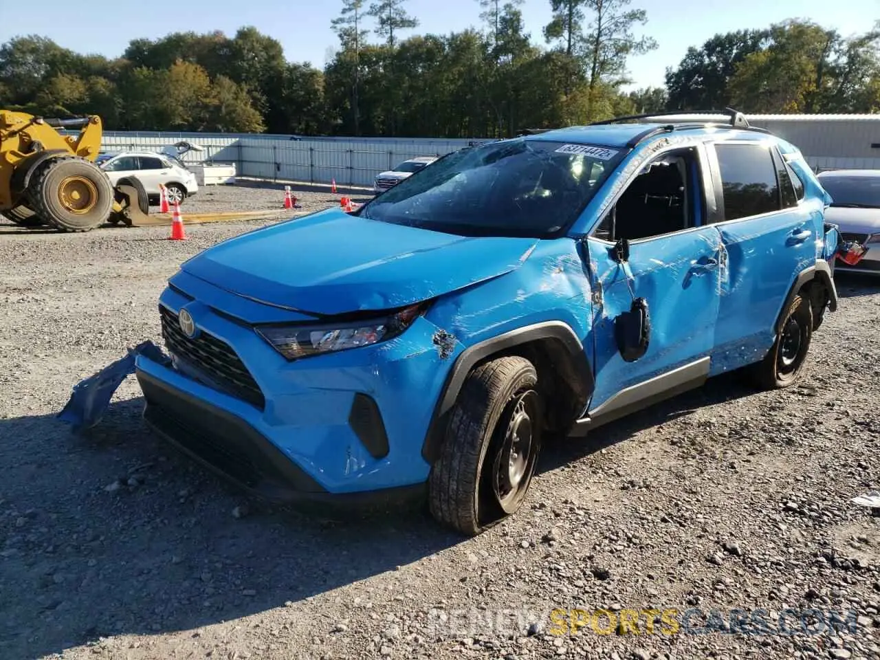 2 Фотография поврежденного автомобиля 2T3H1RFV5LC076497 TOYOTA RAV4 2020