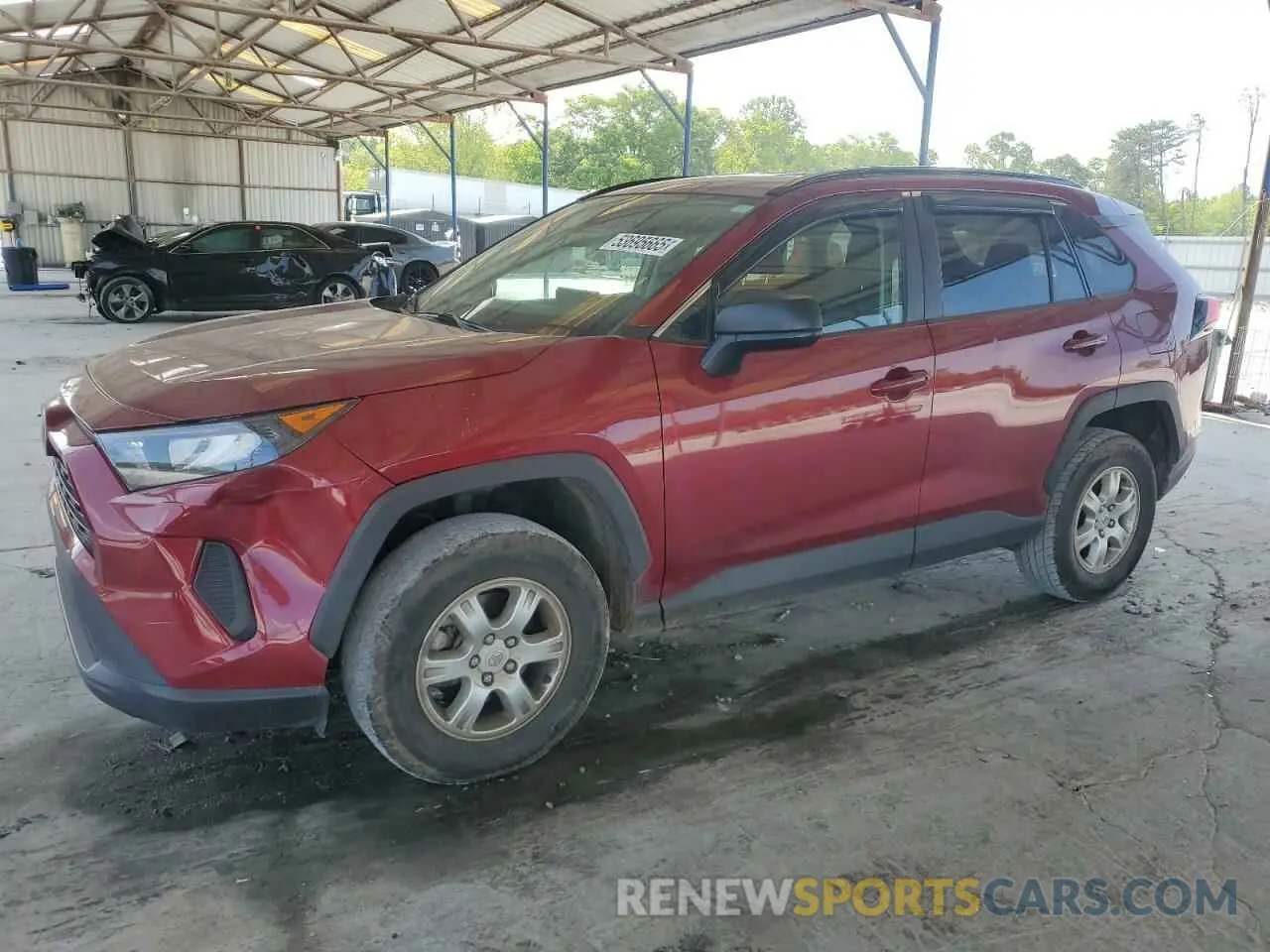 1 Photograph of a damaged car 2T3H1RFV5LW067524 TOYOTA RAV4 2020
