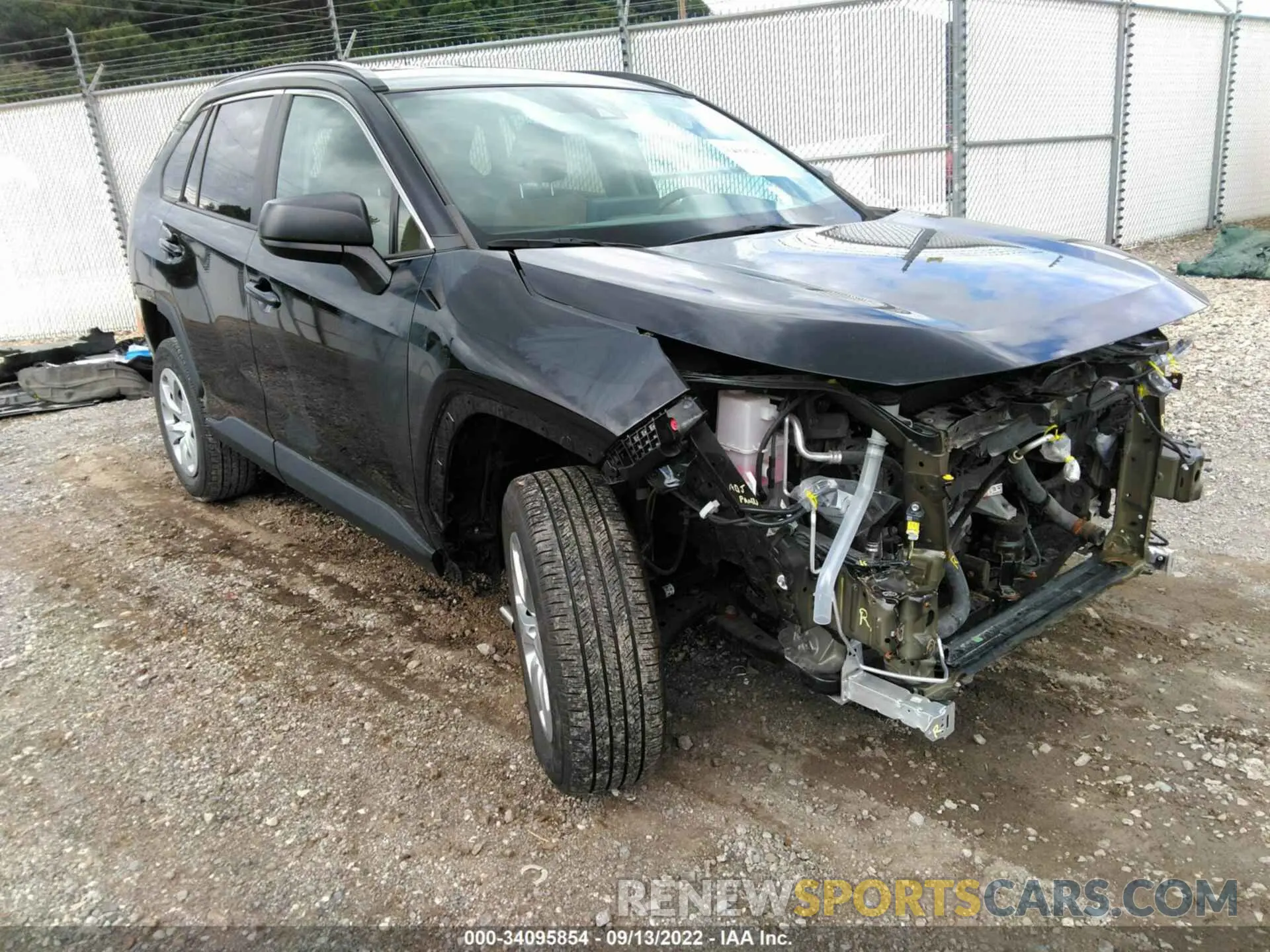 1 Photograph of a damaged car 2T3H1RFV6LW068438 TOYOTA RAV4 2020
