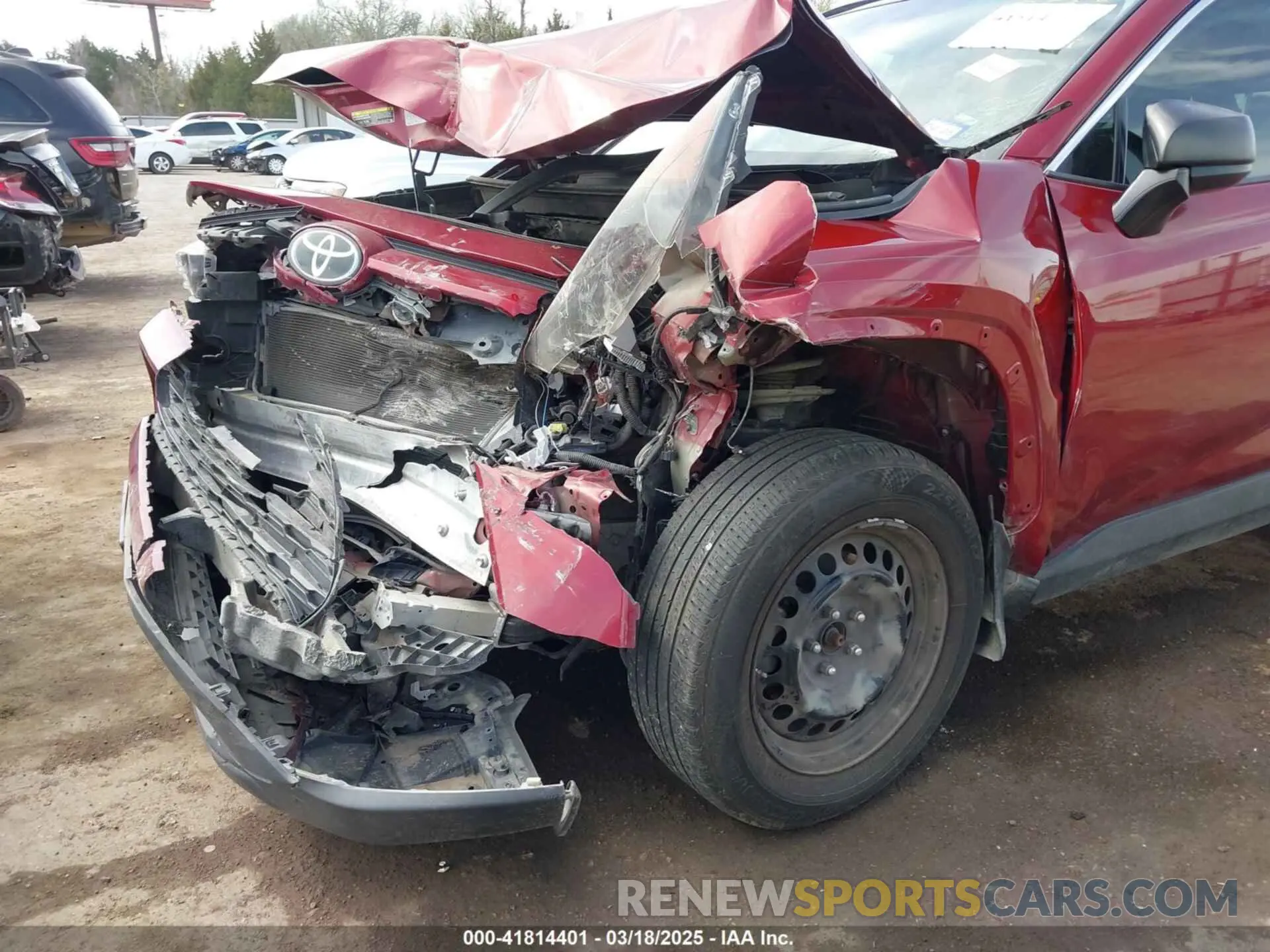 6 Фотография поврежденного автомобиля 2T3H1RFV6LW075311 TOYOTA RAV4 2020