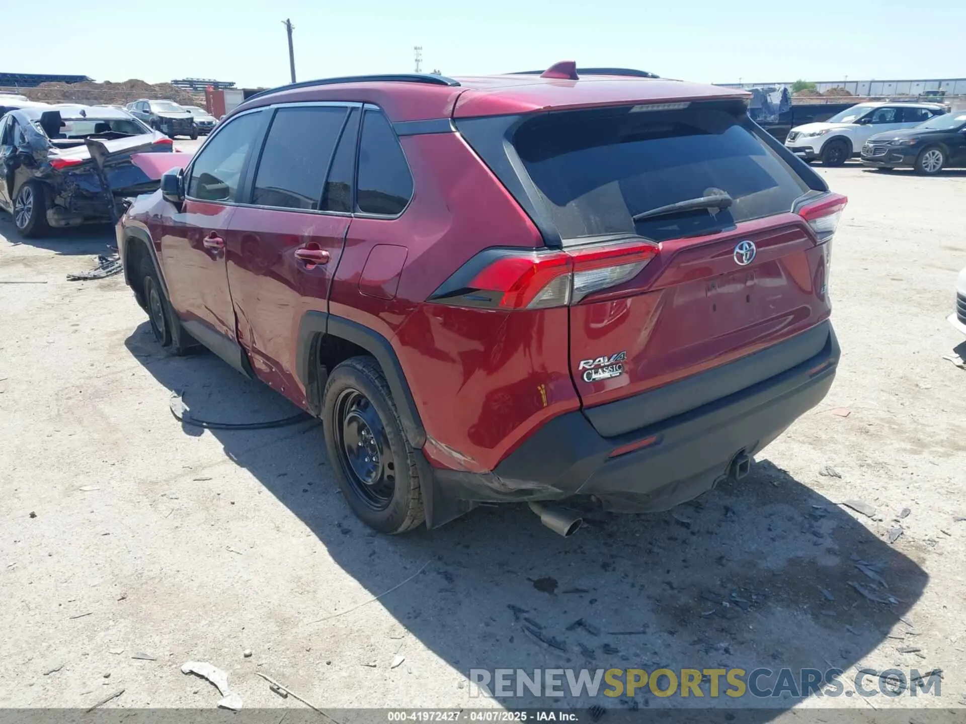 3 Photograph of a damaged car 2T3H1RFV6LW088365 TOYOTA RAV4 2020