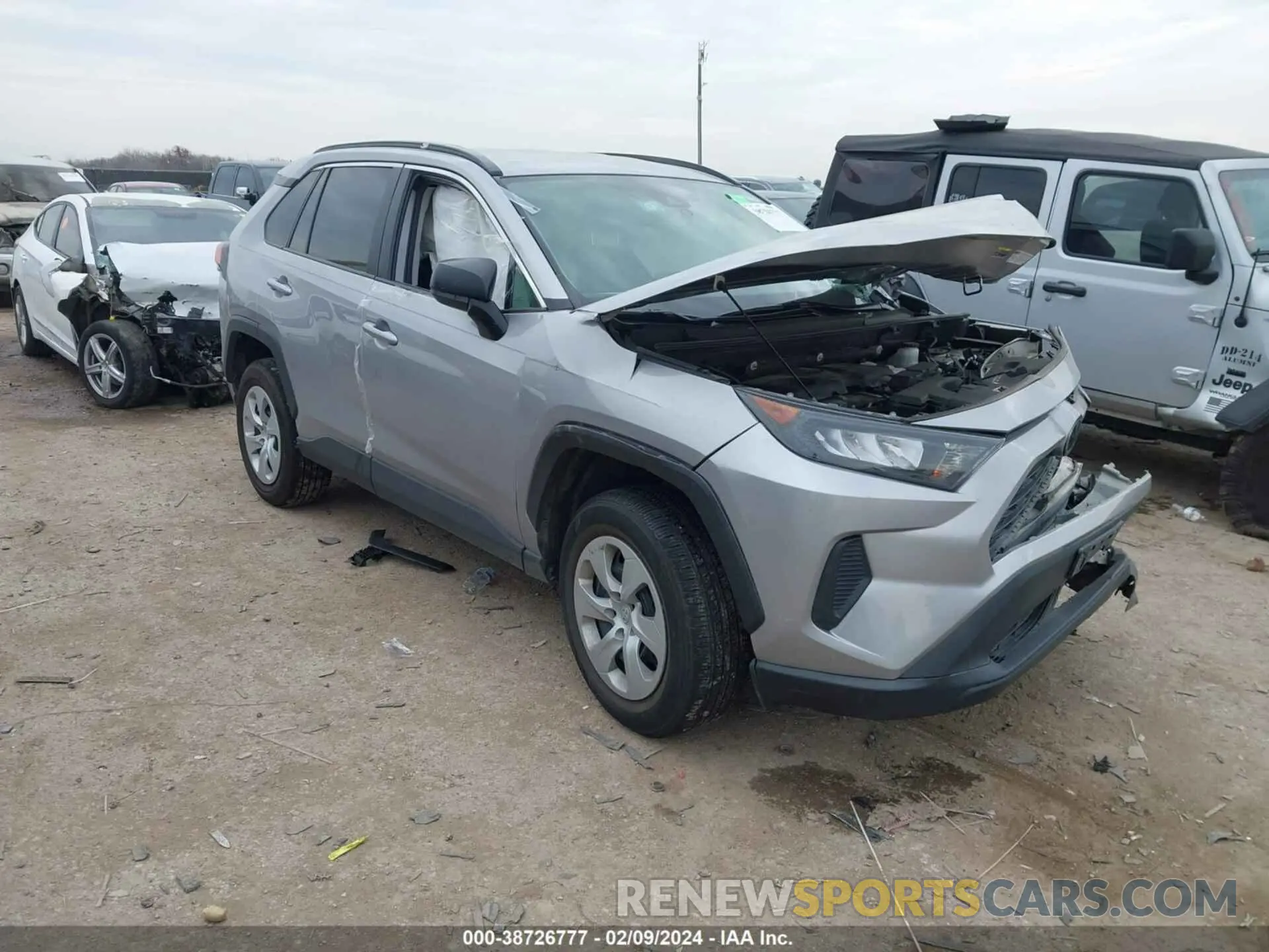 1 Фотография поврежденного автомобиля 2T3H1RFV7LC042030 TOYOTA RAV4 2020