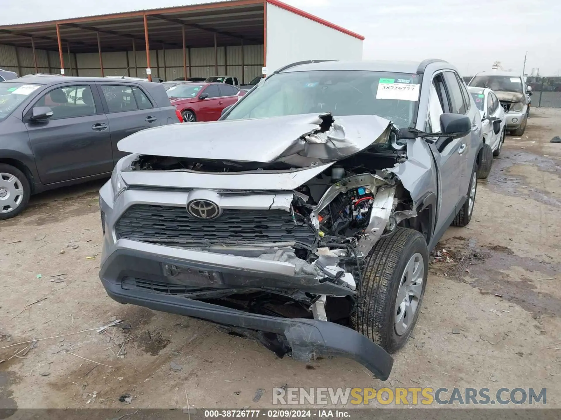 6 Фотография поврежденного автомобиля 2T3H1RFV7LC042030 TOYOTA RAV4 2020