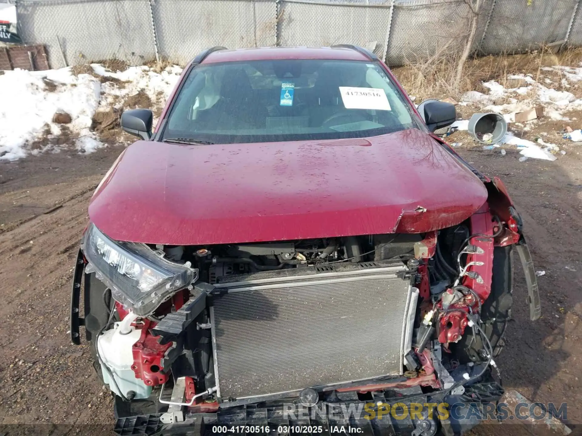 13 Photograph of a damaged car 2T3H1RFV7LC066893 TOYOTA RAV4 2020