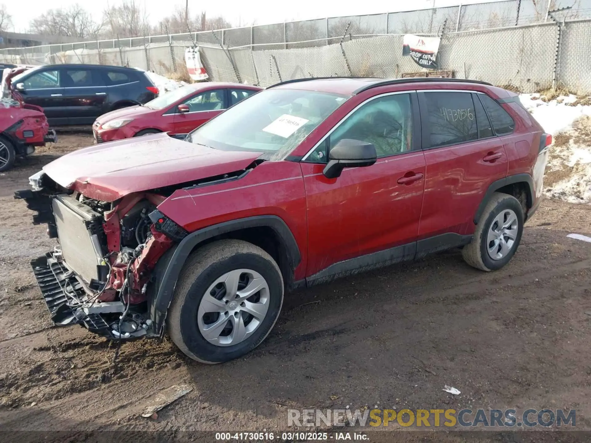 2 Photograph of a damaged car 2T3H1RFV7LC066893 TOYOTA RAV4 2020