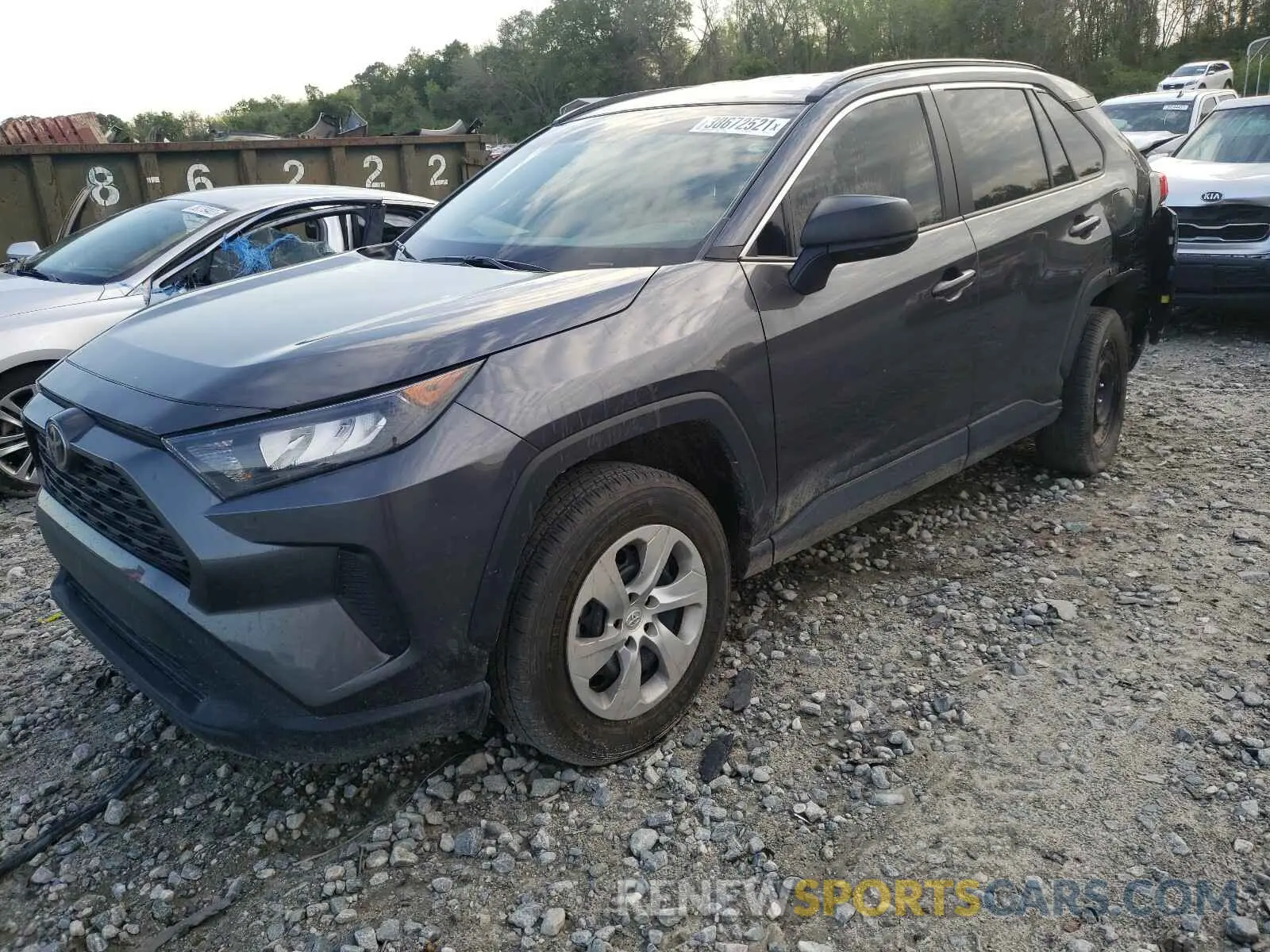2 Photograph of a damaged car 2T3H1RFV8LC049326 TOYOTA RAV4 2020
