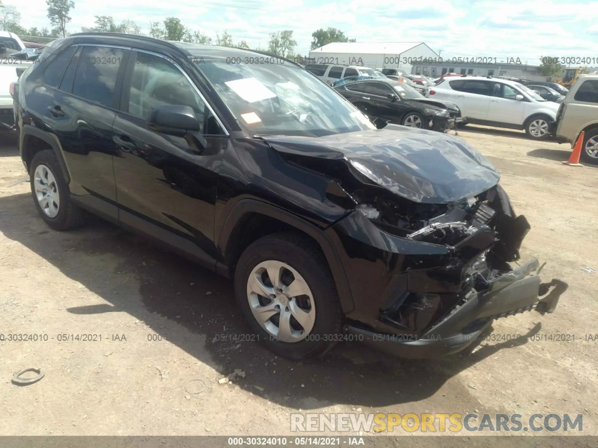 1 Photograph of a damaged car 2T3H1RFV8LC069513 TOYOTA RAV4 2020