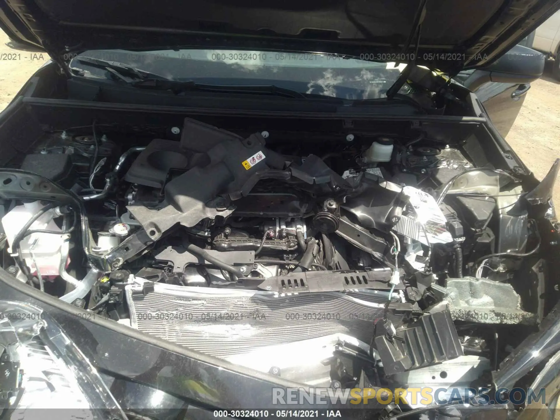 10 Photograph of a damaged car 2T3H1RFV8LC069513 TOYOTA RAV4 2020
