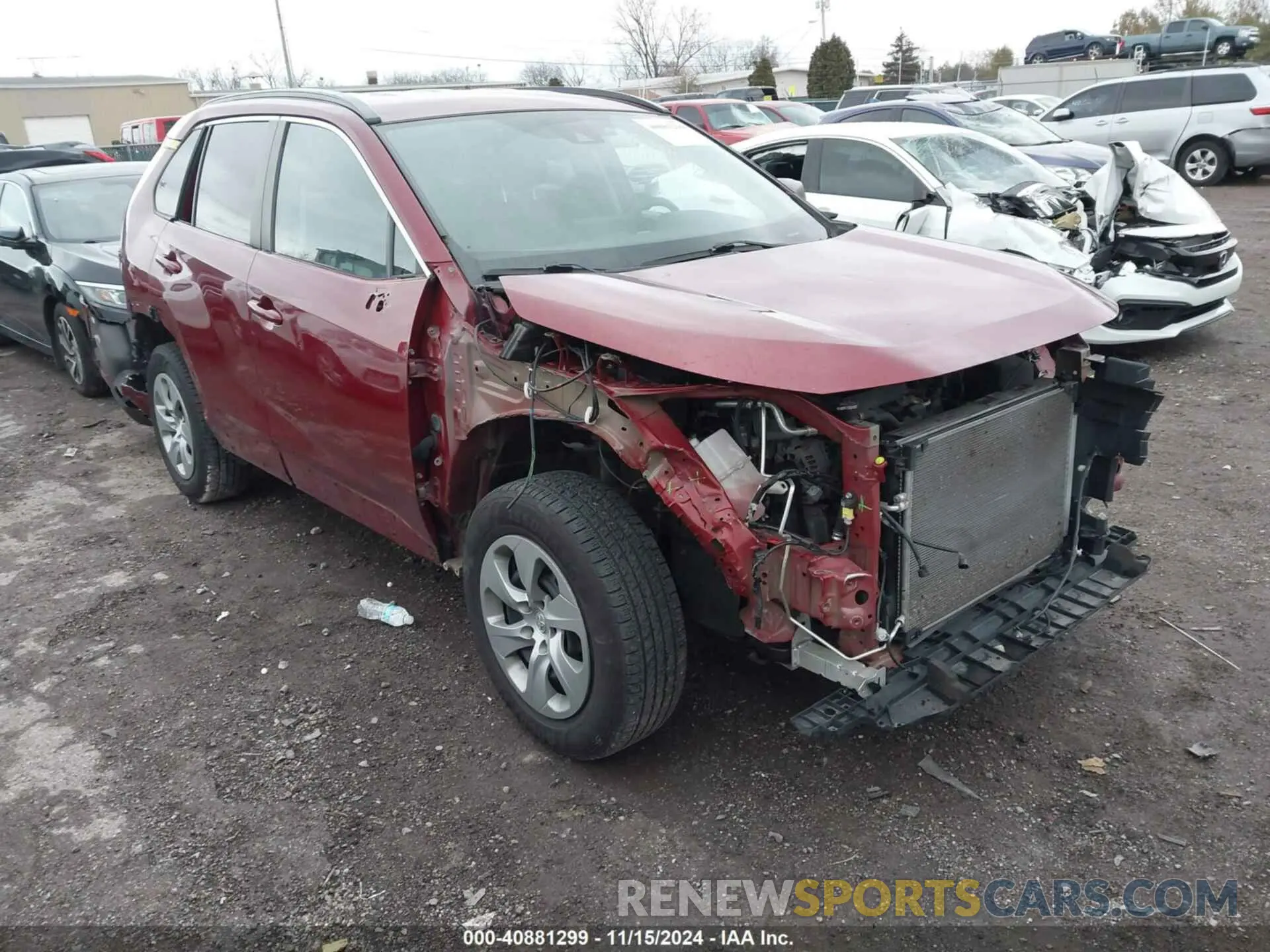 1 Фотография поврежденного автомобиля 2T3H1RFV9LW067526 TOYOTA RAV4 2020