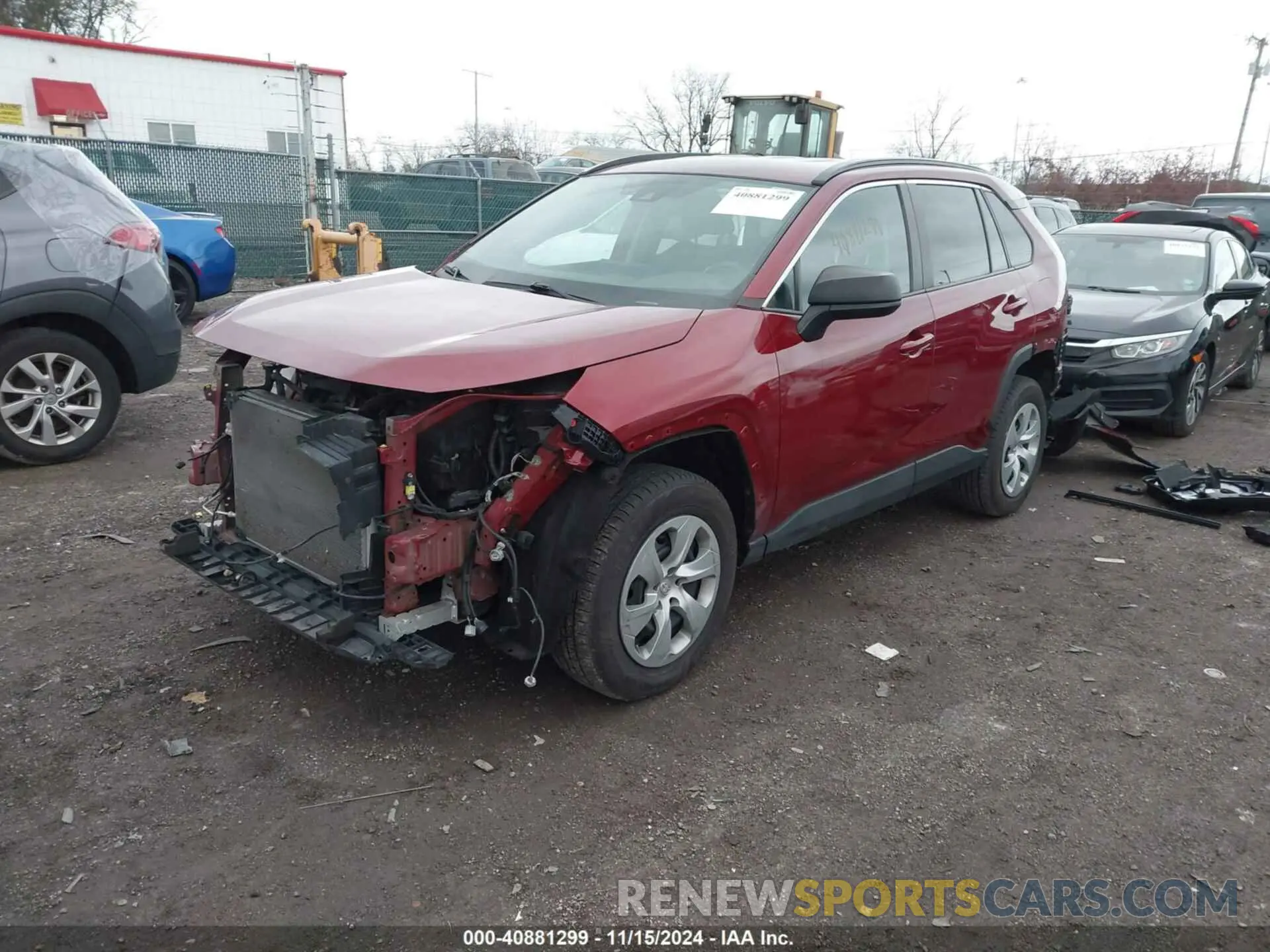 2 Фотография поврежденного автомобиля 2T3H1RFV9LW067526 TOYOTA RAV4 2020