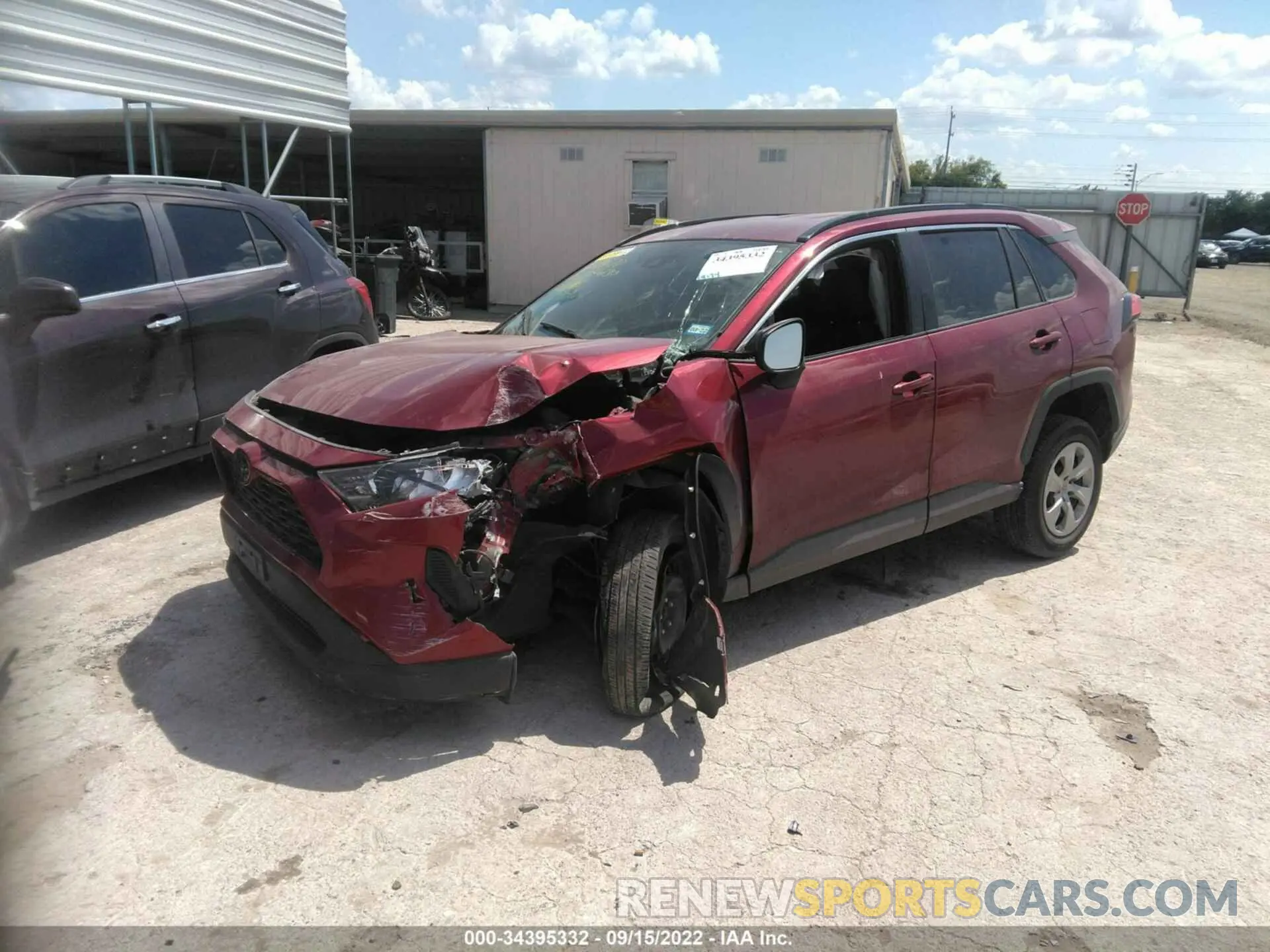 2 Photograph of a damaged car 2T3H1RFV9LW093964 TOYOTA RAV4 2020