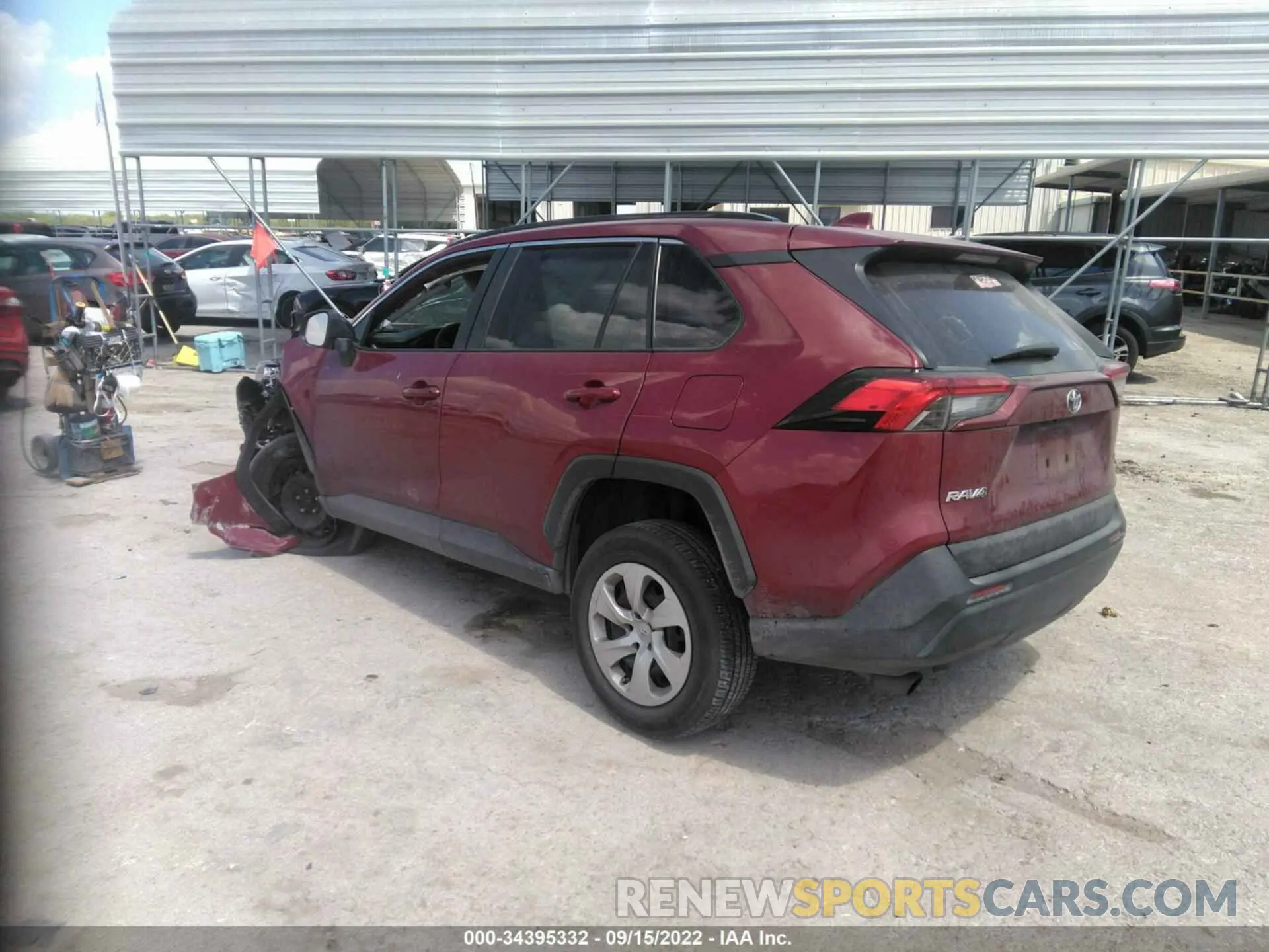 3 Photograph of a damaged car 2T3H1RFV9LW093964 TOYOTA RAV4 2020