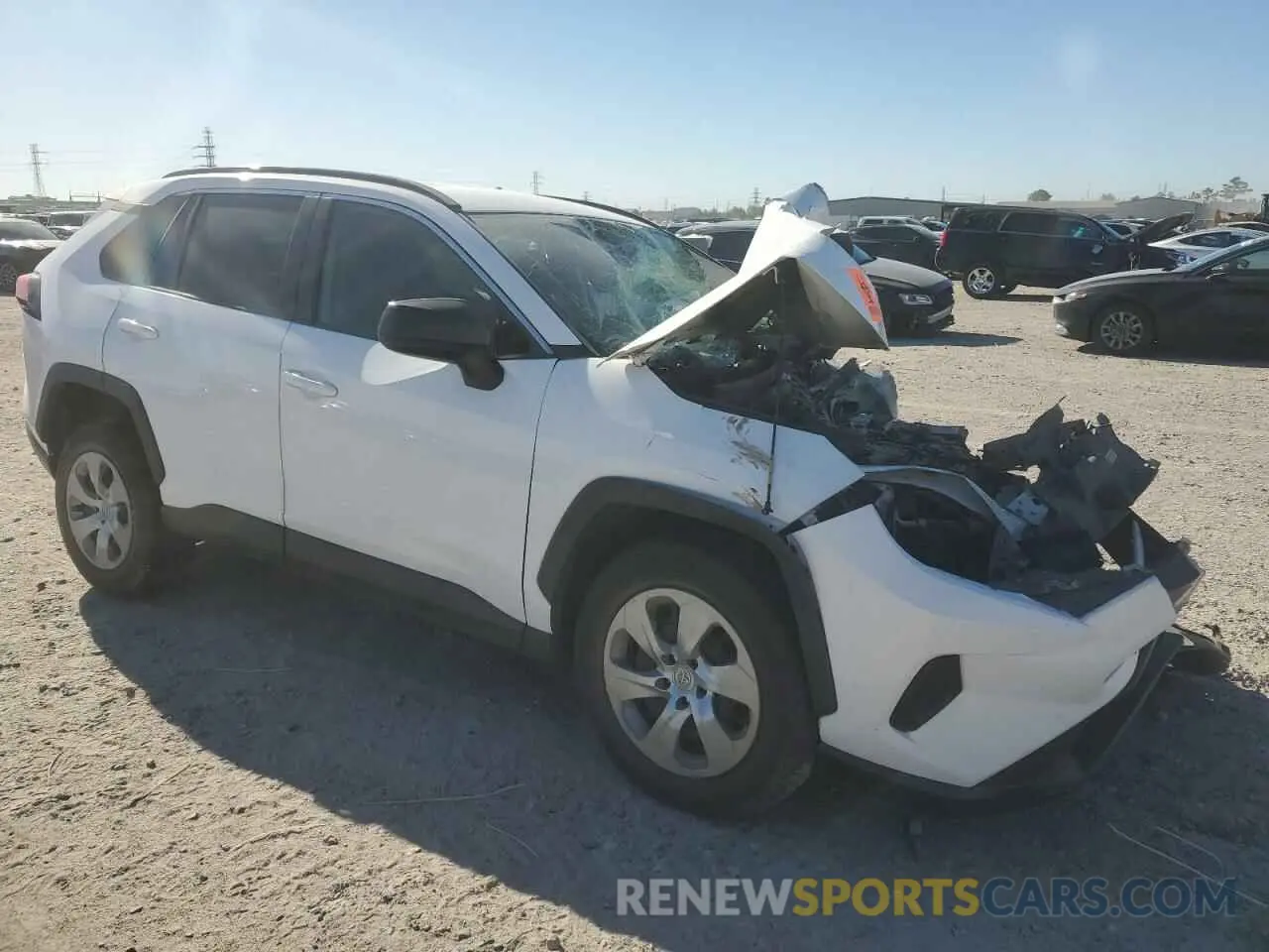 4 Photograph of a damaged car 2T3H1RFVXLC046749 TOYOTA RAV4 2020