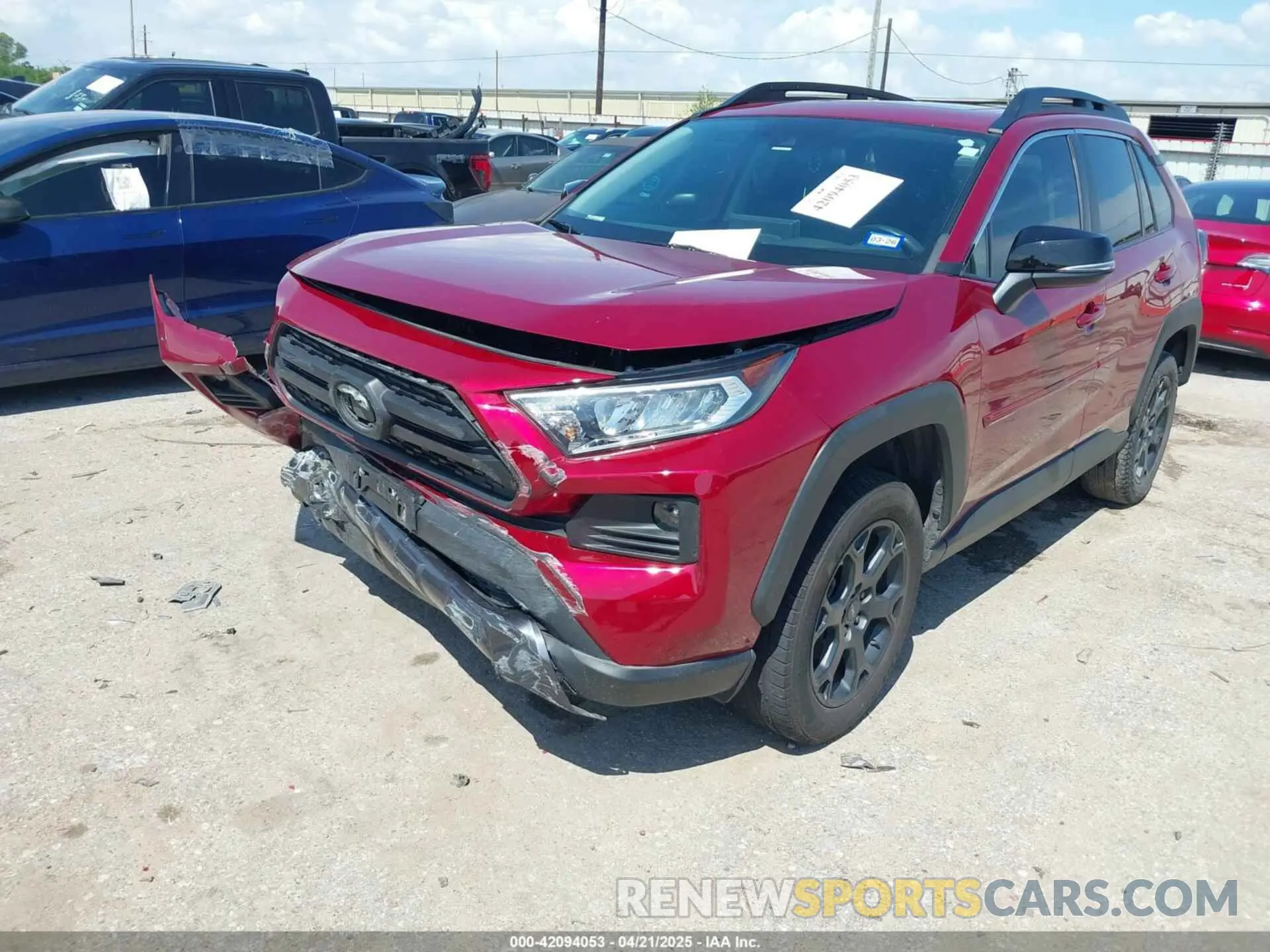 2 Фотография поврежденного автомобиля 2T3J1RFV2LC118416 TOYOTA RAV4 2020