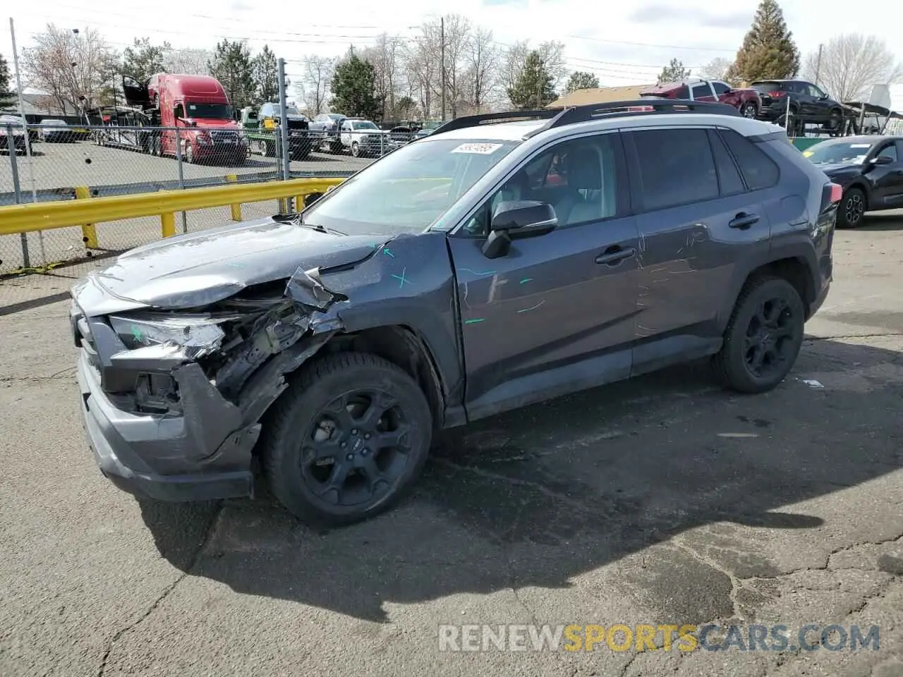 1 Photograph of a damaged car 2T3J1RFV4LC076430 TOYOTA RAV4 2020