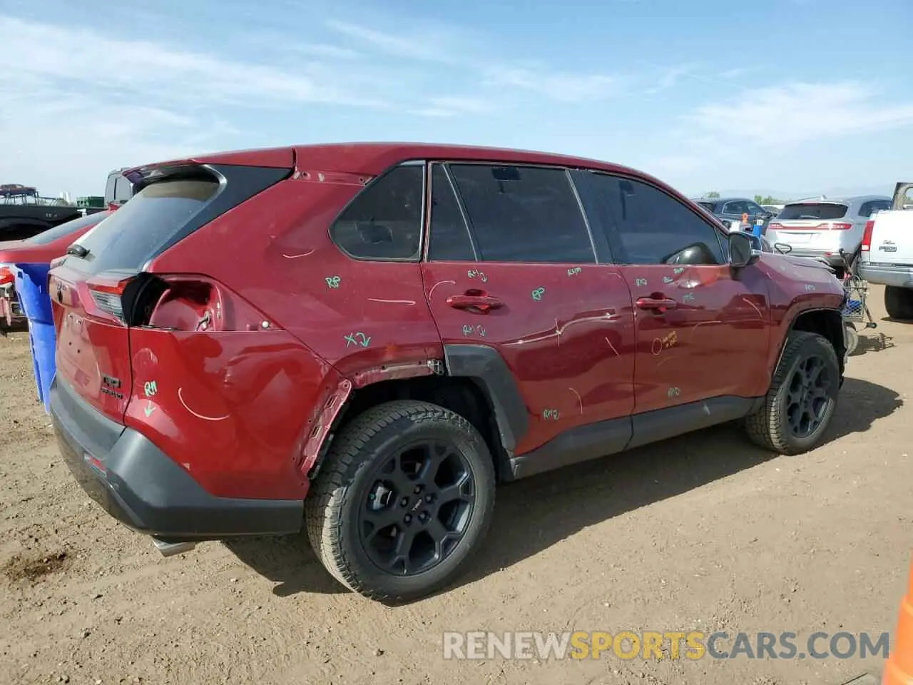 3 Photograph of a damaged car 2T3J1RFV7LC075532 TOYOTA RAV4 2020