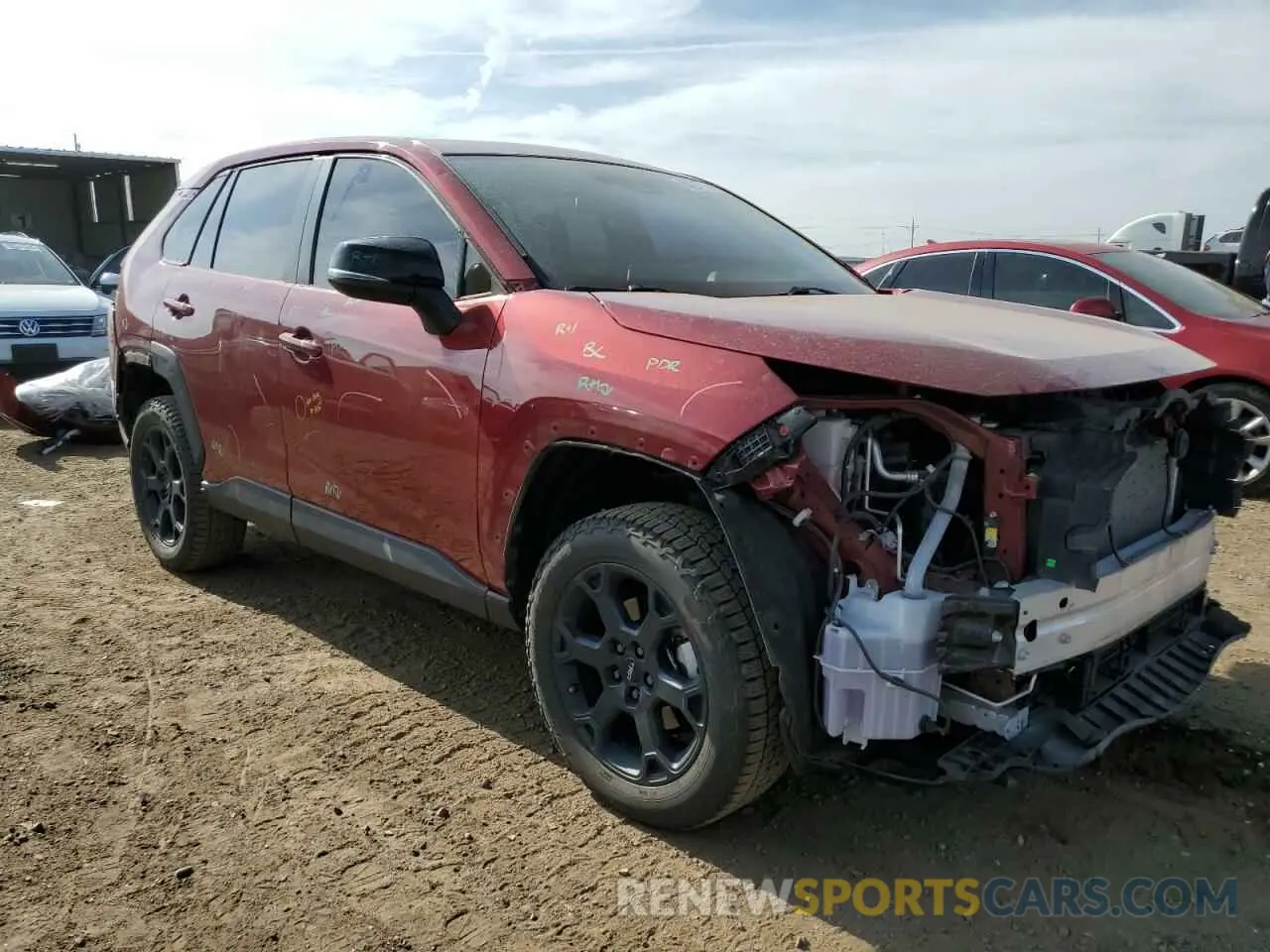 4 Photograph of a damaged car 2T3J1RFV7LC075532 TOYOTA RAV4 2020