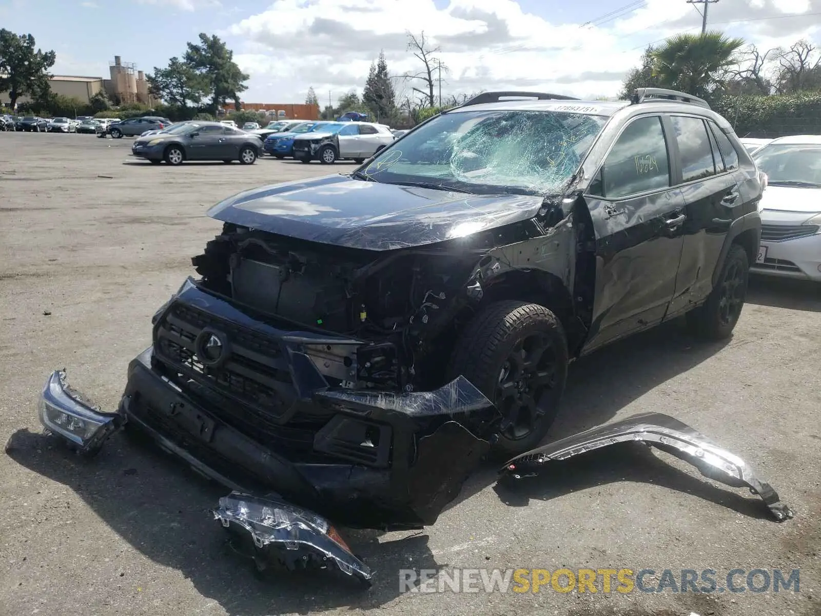 2 Photograph of a damaged car 2T3J1RFV7LC080603 TOYOTA RAV4 2020