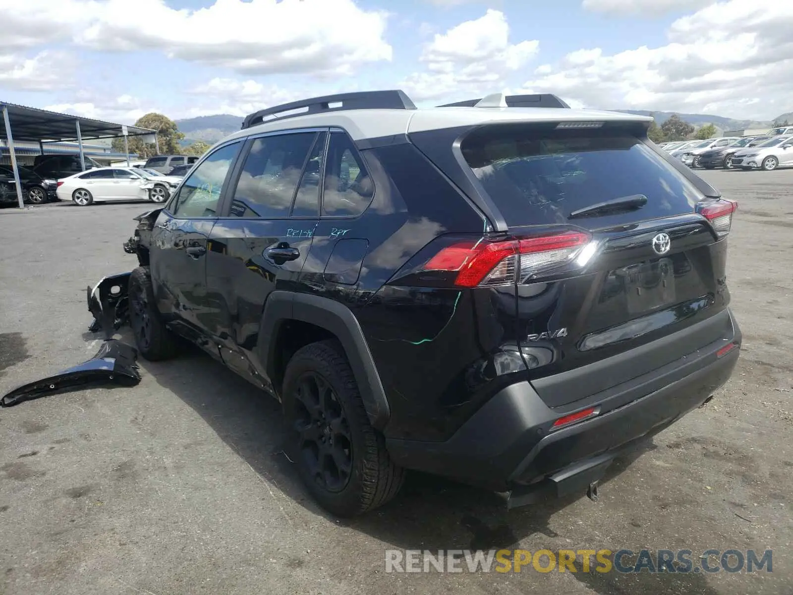 3 Photograph of a damaged car 2T3J1RFV7LC080603 TOYOTA RAV4 2020