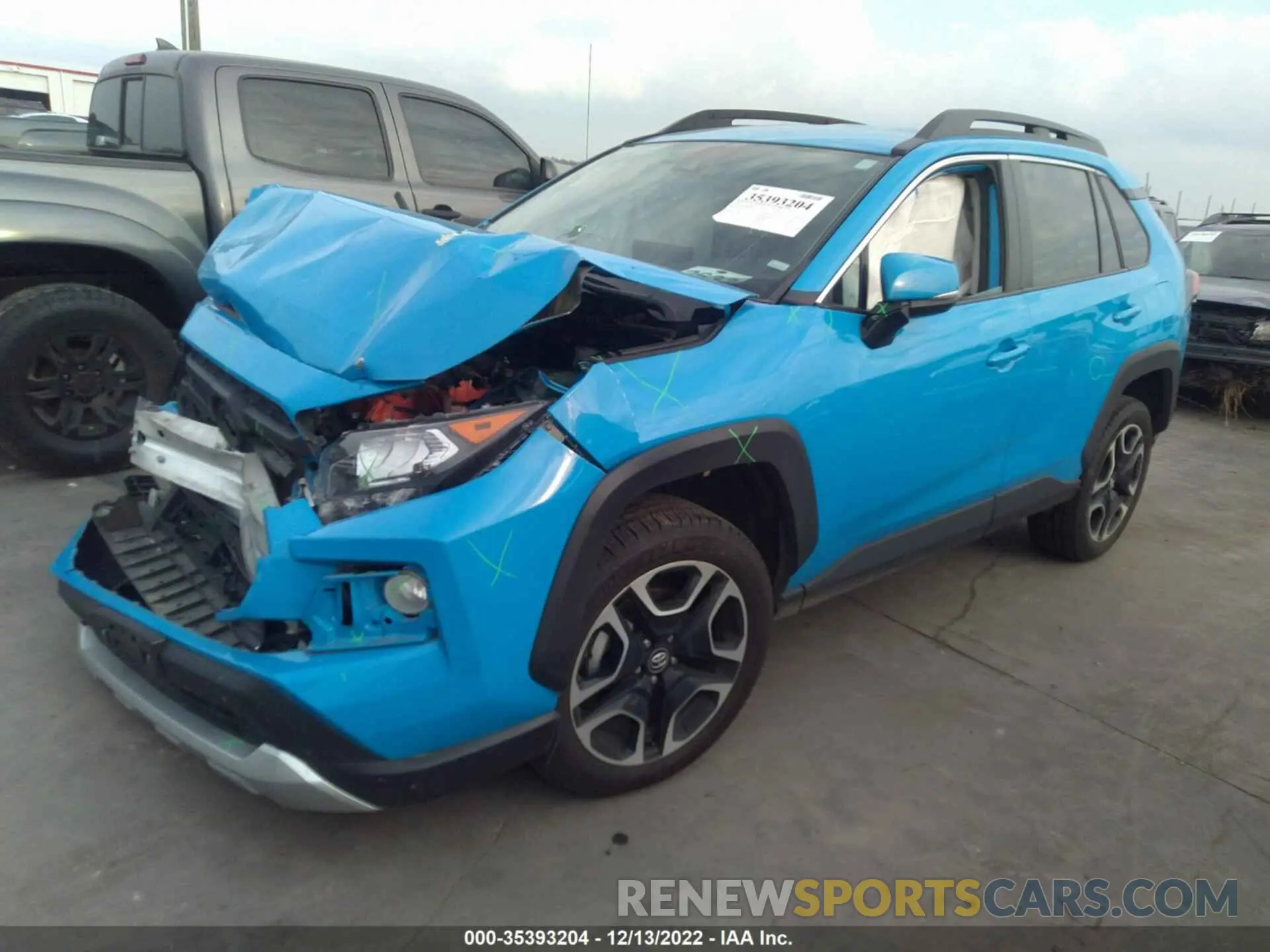 2 Фотография поврежденного автомобиля 2T3J1RFV7LC088863 TOYOTA RAV4 2020