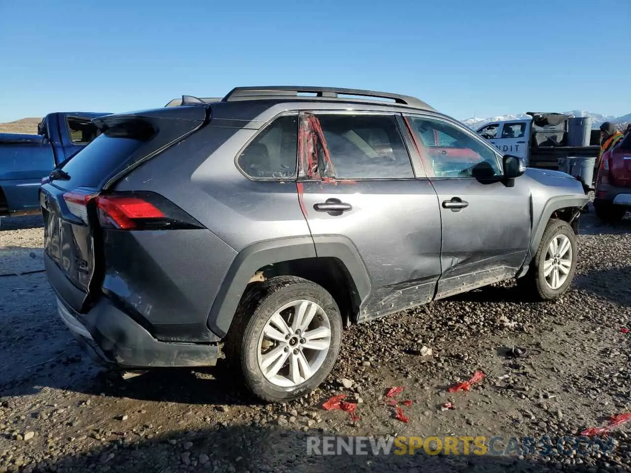 3 Photograph of a damaged car 2T3J1RFVXLC087528 TOYOTA RAV4 2020