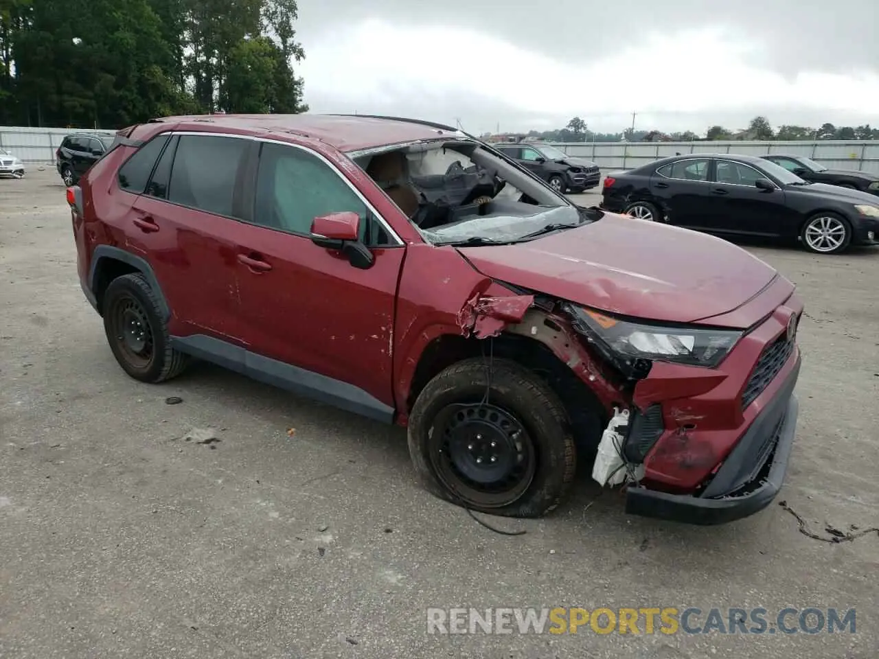 4 Photograph of a damaged car 2T3K1RFV0LC058415 TOYOTA RAV4 2020
