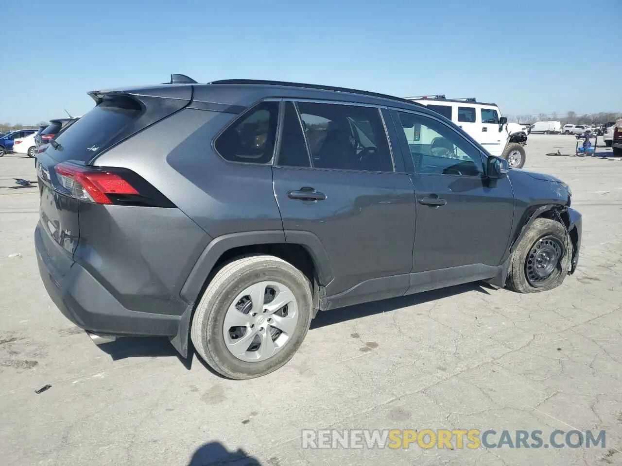 3 Photograph of a damaged car 2T3K1RFV1LC081587 TOYOTA RAV4 2020