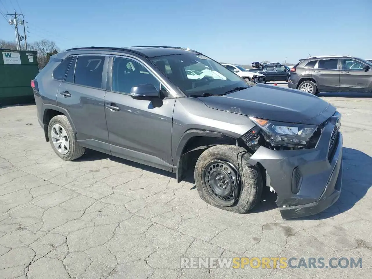 4 Photograph of a damaged car 2T3K1RFV1LC081587 TOYOTA RAV4 2020