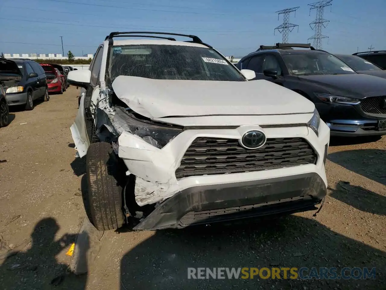 5 Photograph of a damaged car 2T3K1RFV5LC051217 TOYOTA RAV4 2020