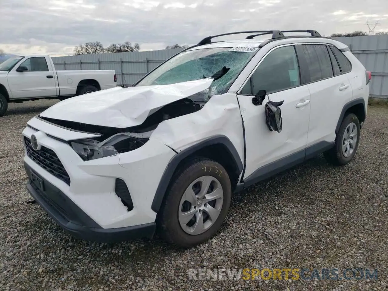 1 Photograph of a damaged car 2T3K1RFV5LW063818 TOYOTA RAV4 2020